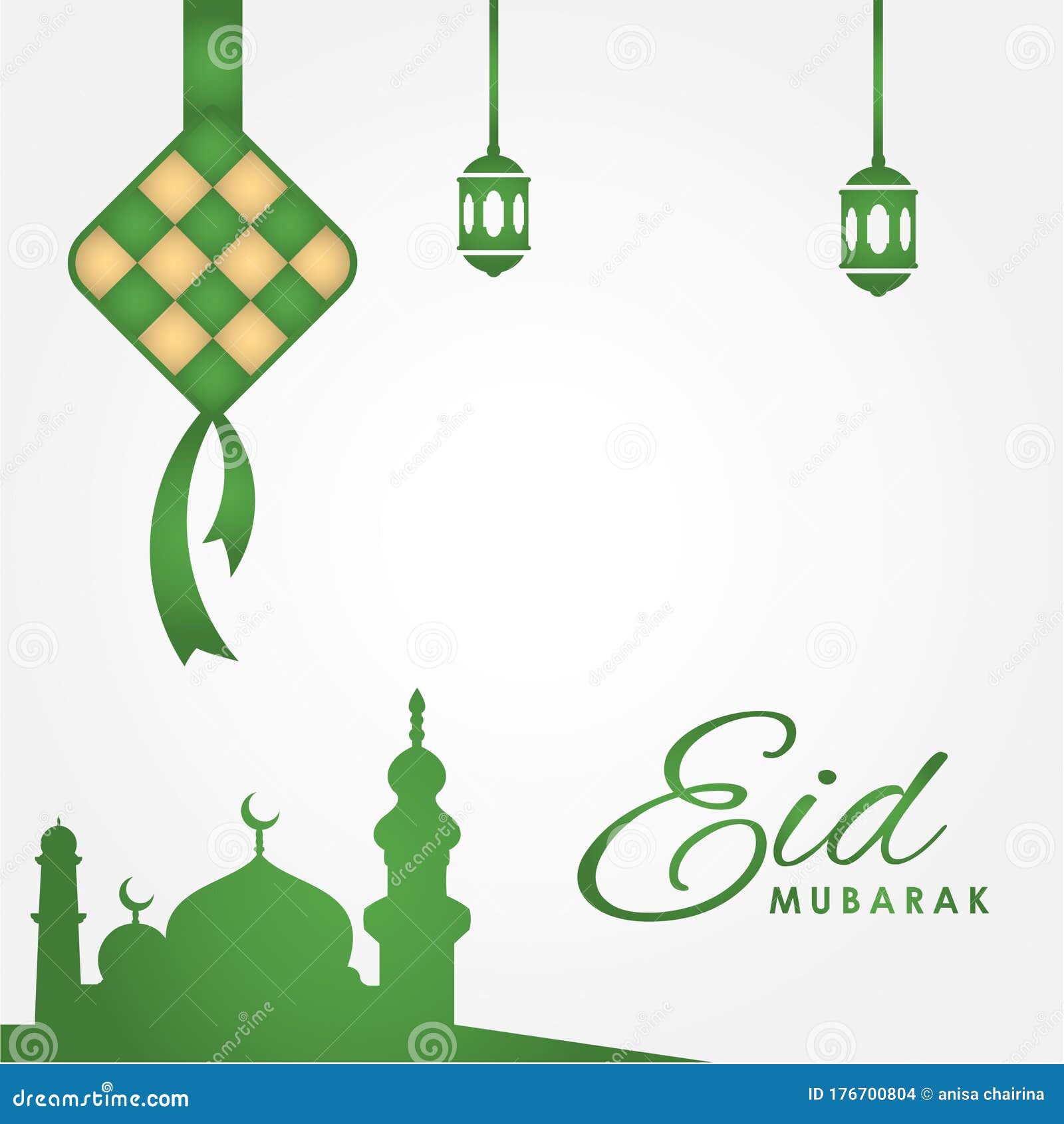 Ramadan Vector Design for Banner or Background. Eid Mubarak Design Stock  Vector - Illustration of muslim, decoration: 176700804