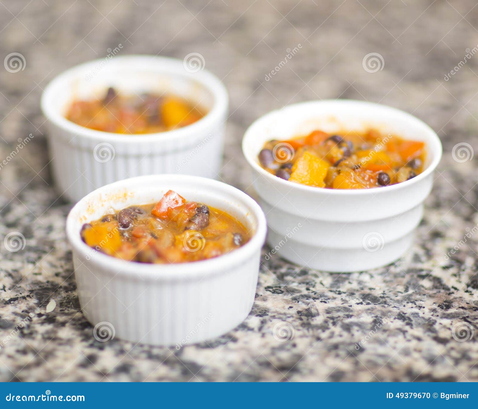 Ramekins of chili stock photo. Image of fresh, bowl, vegetables 49379670