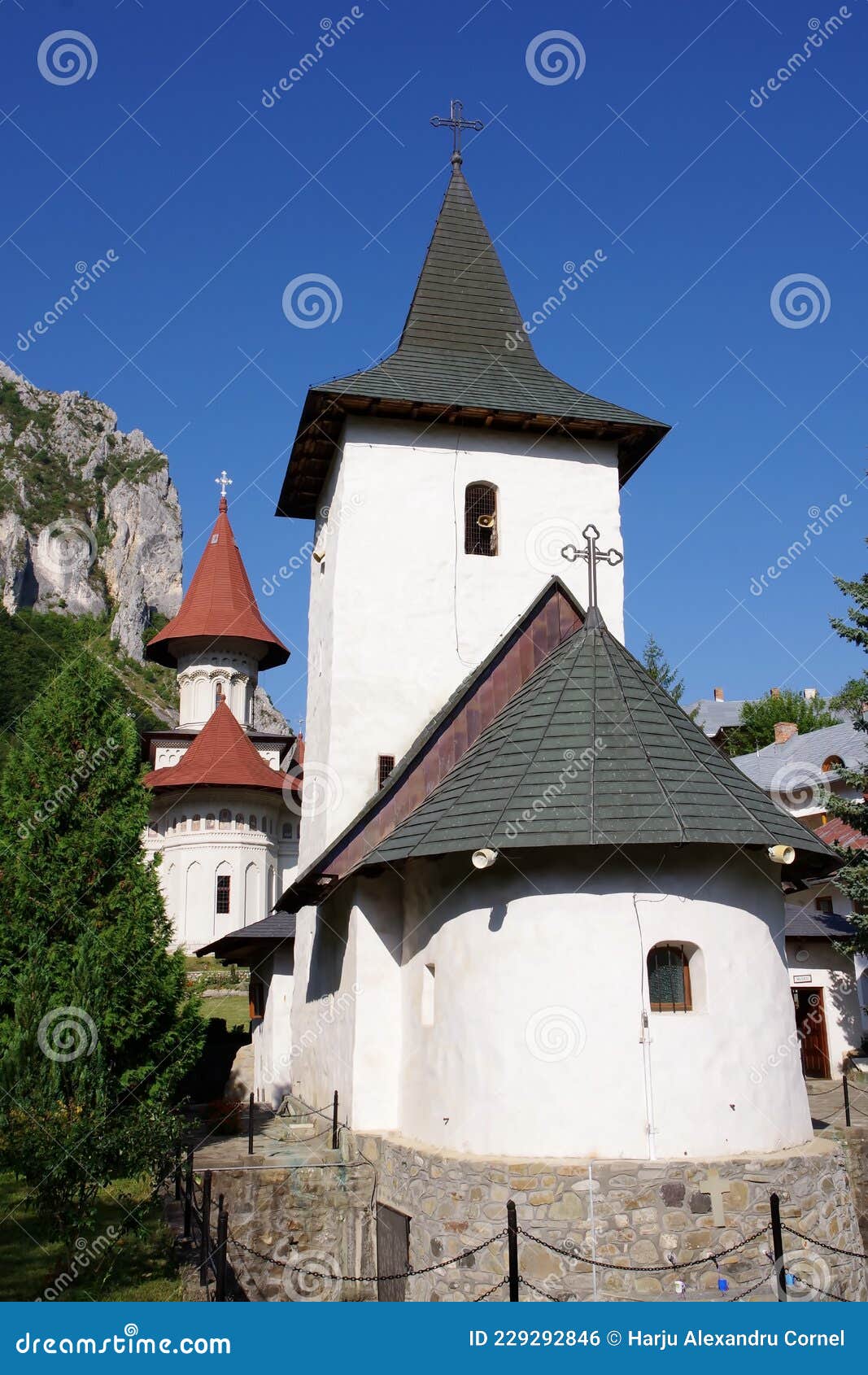 frimærke Forældet Effektivt Ramet Monastery stock photo. Image of history, construction - 229292846
