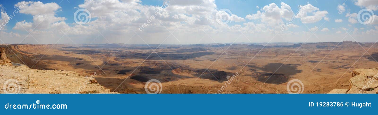 ramon canyon panorama, israel