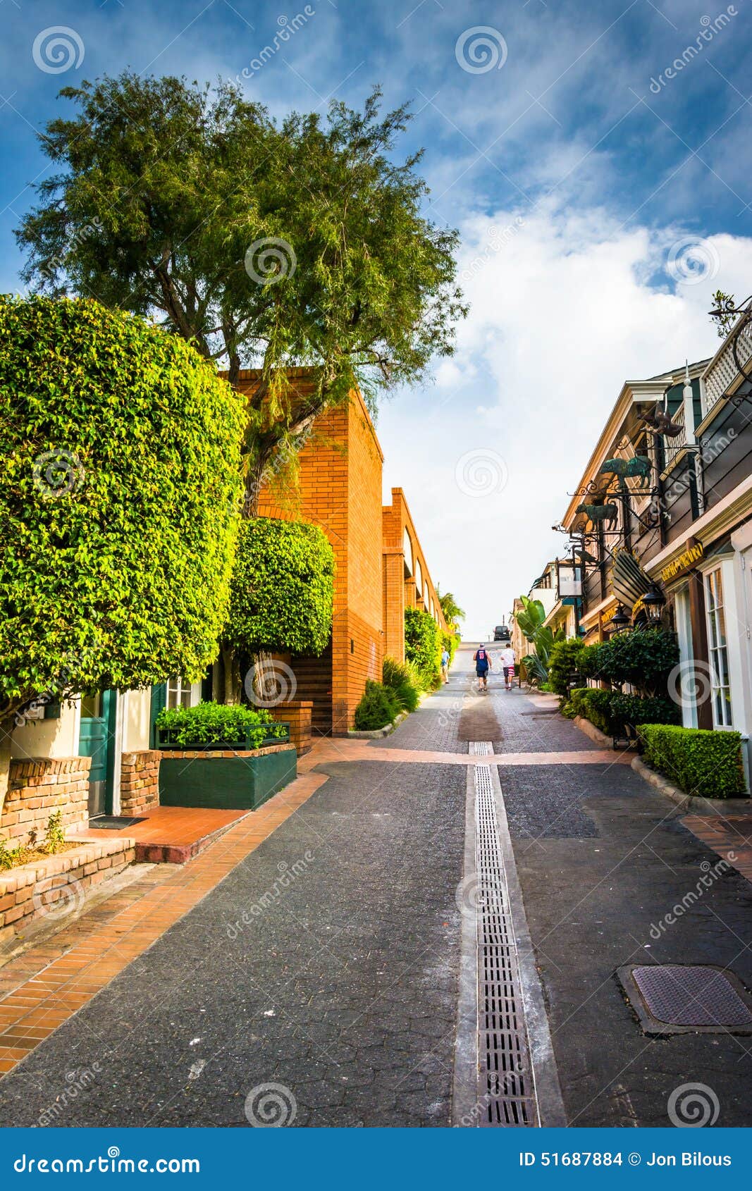 Ramona Avenue, En Laguna Beach Imagen de archivo editorial Imagen de