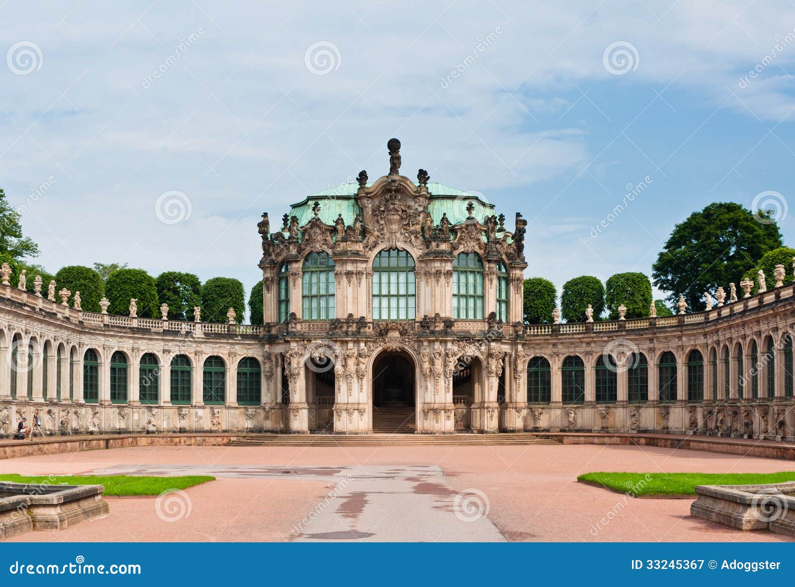 rampart pavilion in zwinger palace, dresden