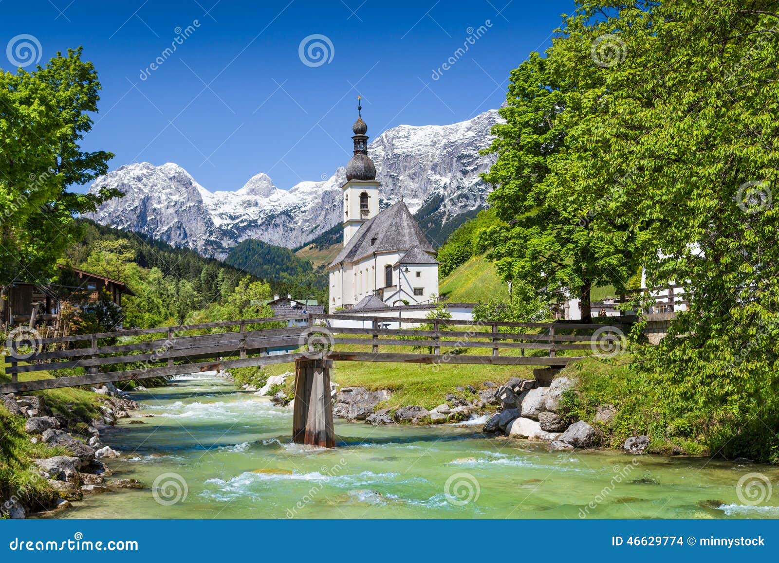 ramsau, berchtesgadener land, bavaria, germany