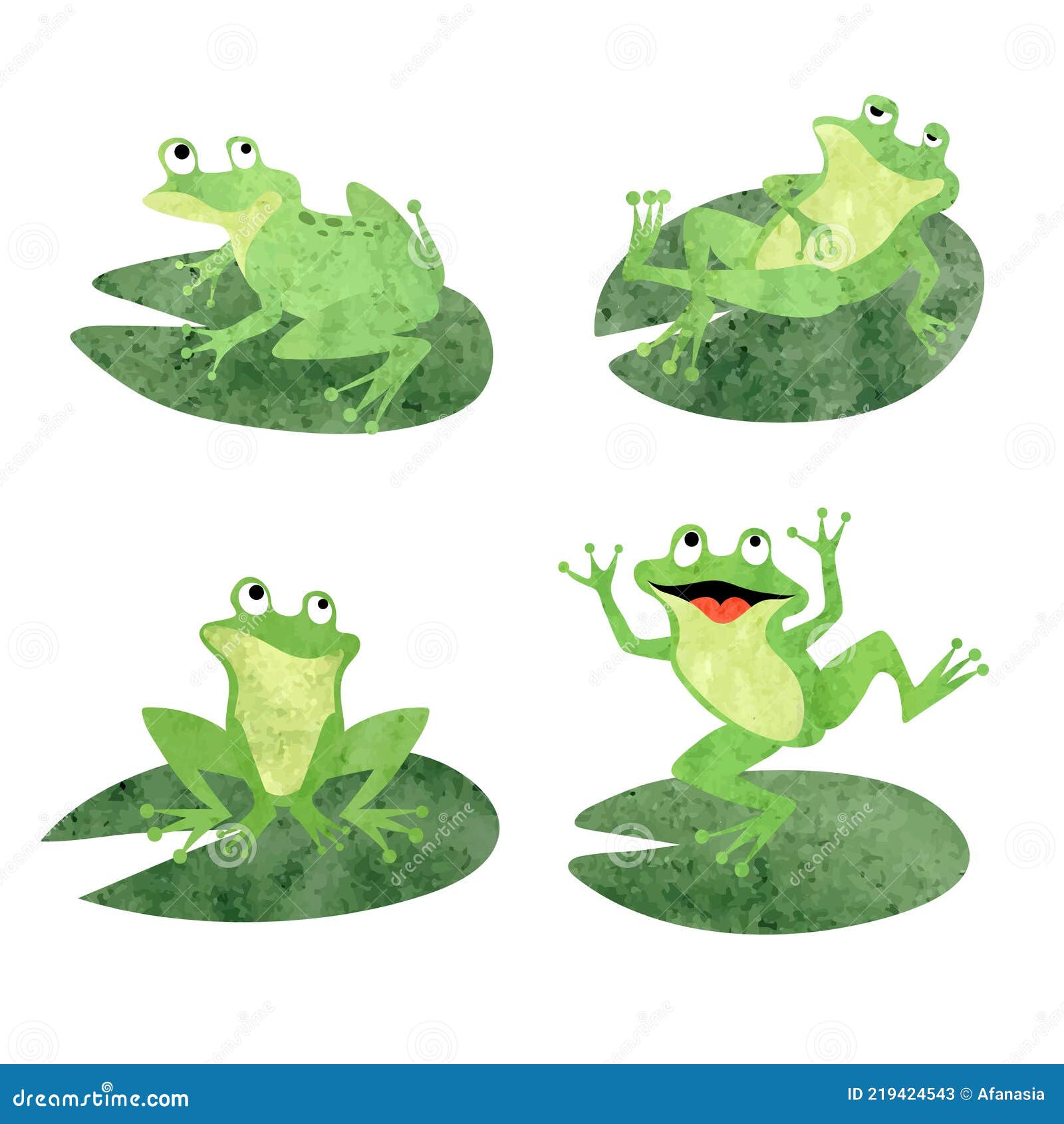 Ranas De Dibujos Animados Sentados En Almohadillas De Lirio. Ilustración De Acuarela Vectorial Ilustración del Vector - Ilustración de sapo, historieta: 219424543 Ranas De Dibujos Animados Sentados En Almohadillas De Lirio. Ilustración De Acuarela Vectorial Ilustración del Vector - Ilustración de sapo, historieta: 219424543