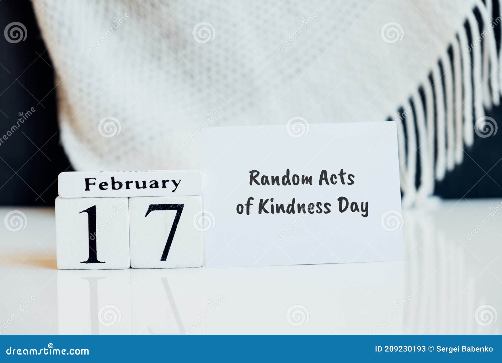 random acts of kindness day of winter month calendar february