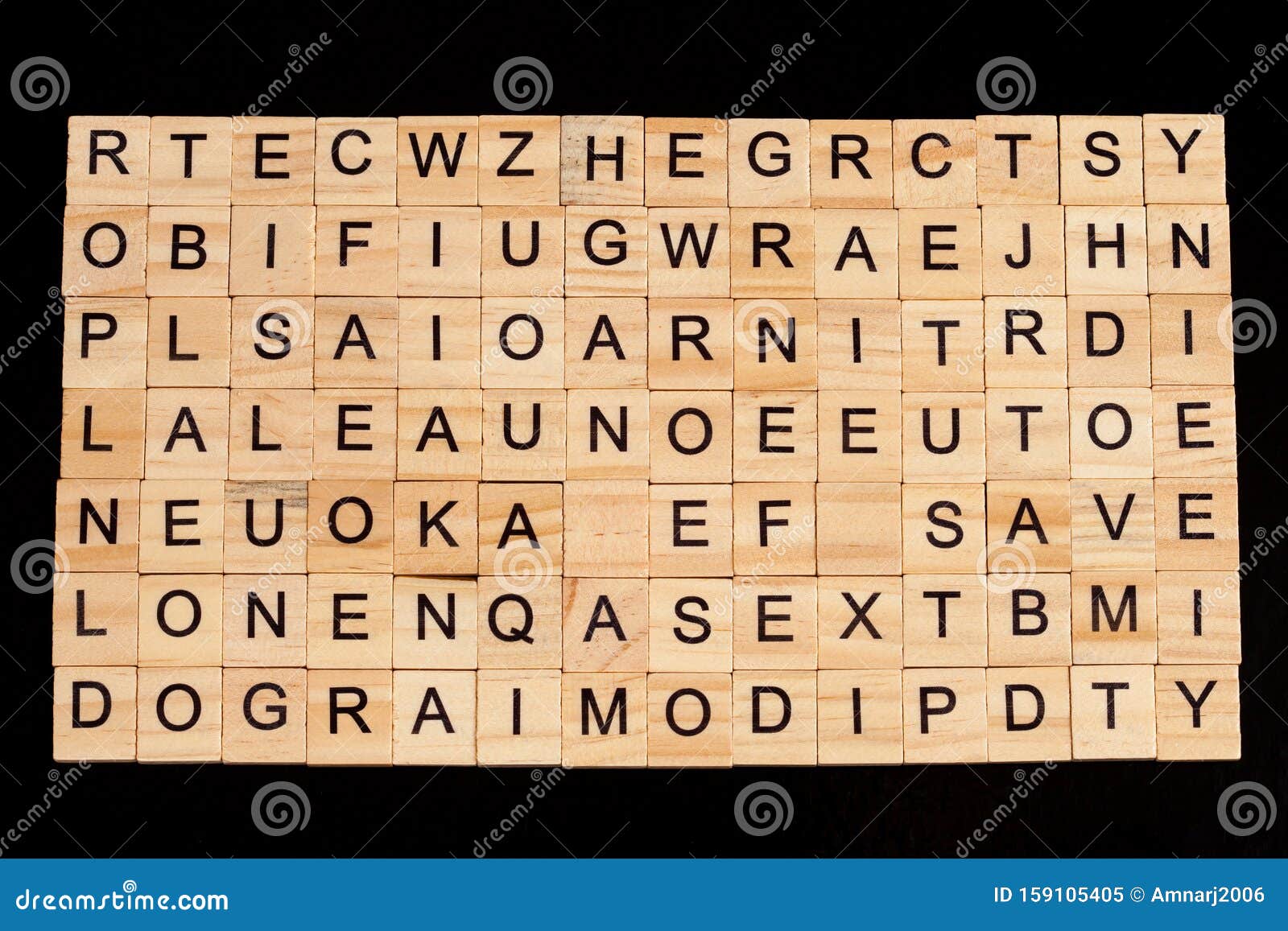 Random Alphabet Chart