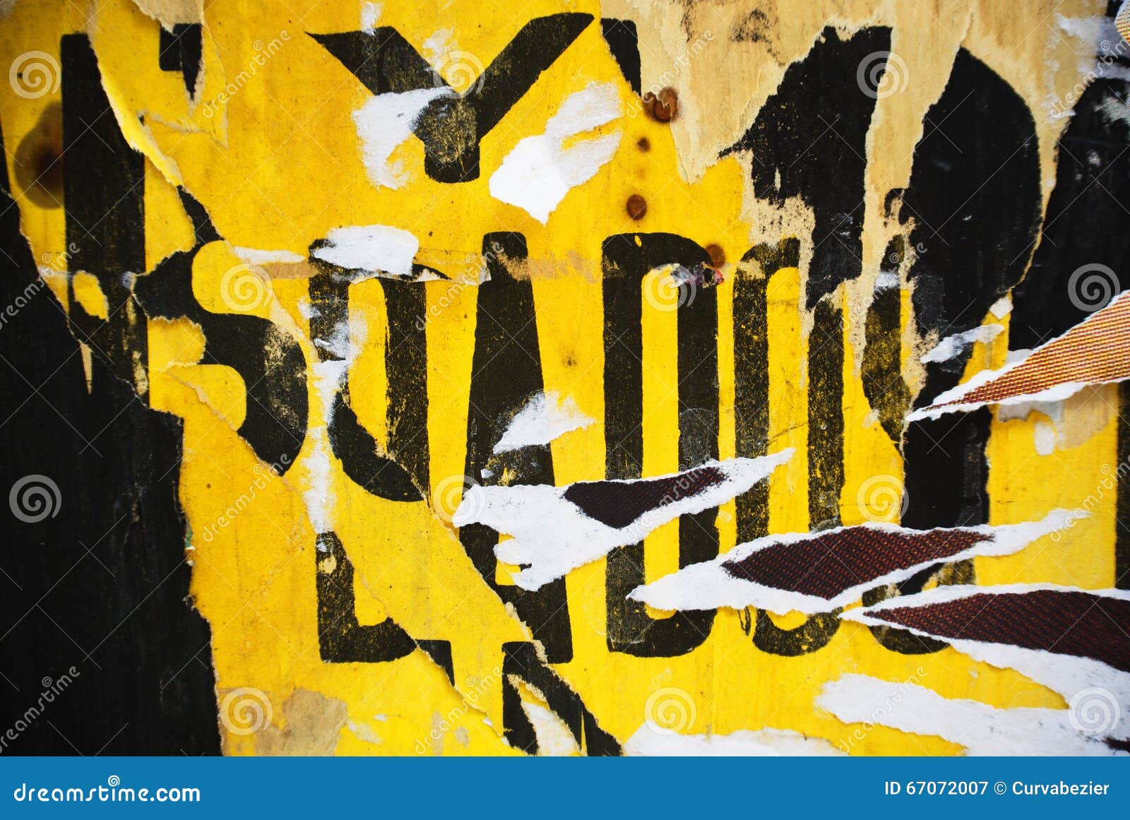 Random Background Collage Paper Texture on Wall Stock Image - Image of ...