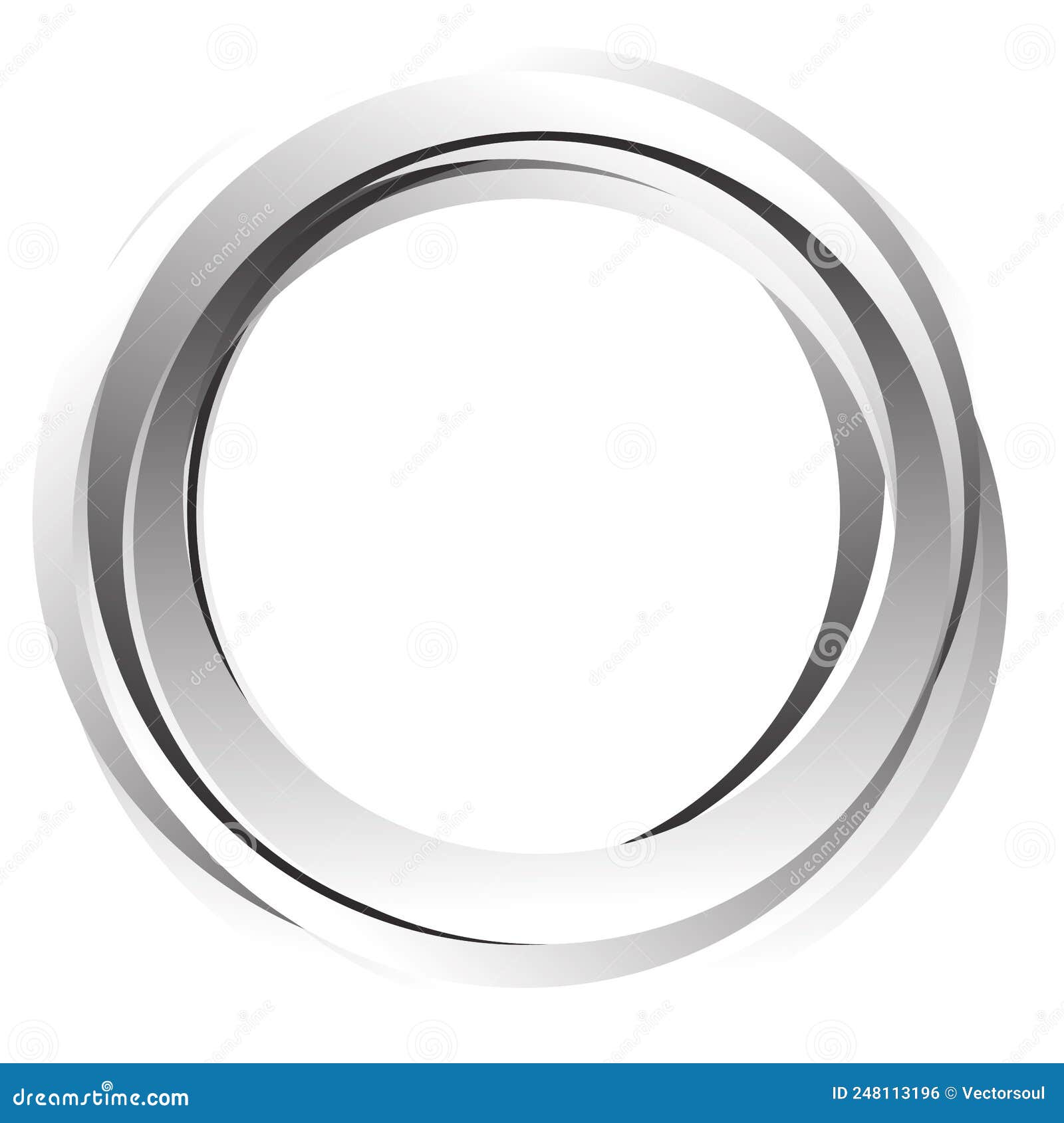 Random Circles, Rings Circular Element Stock Illustration ...