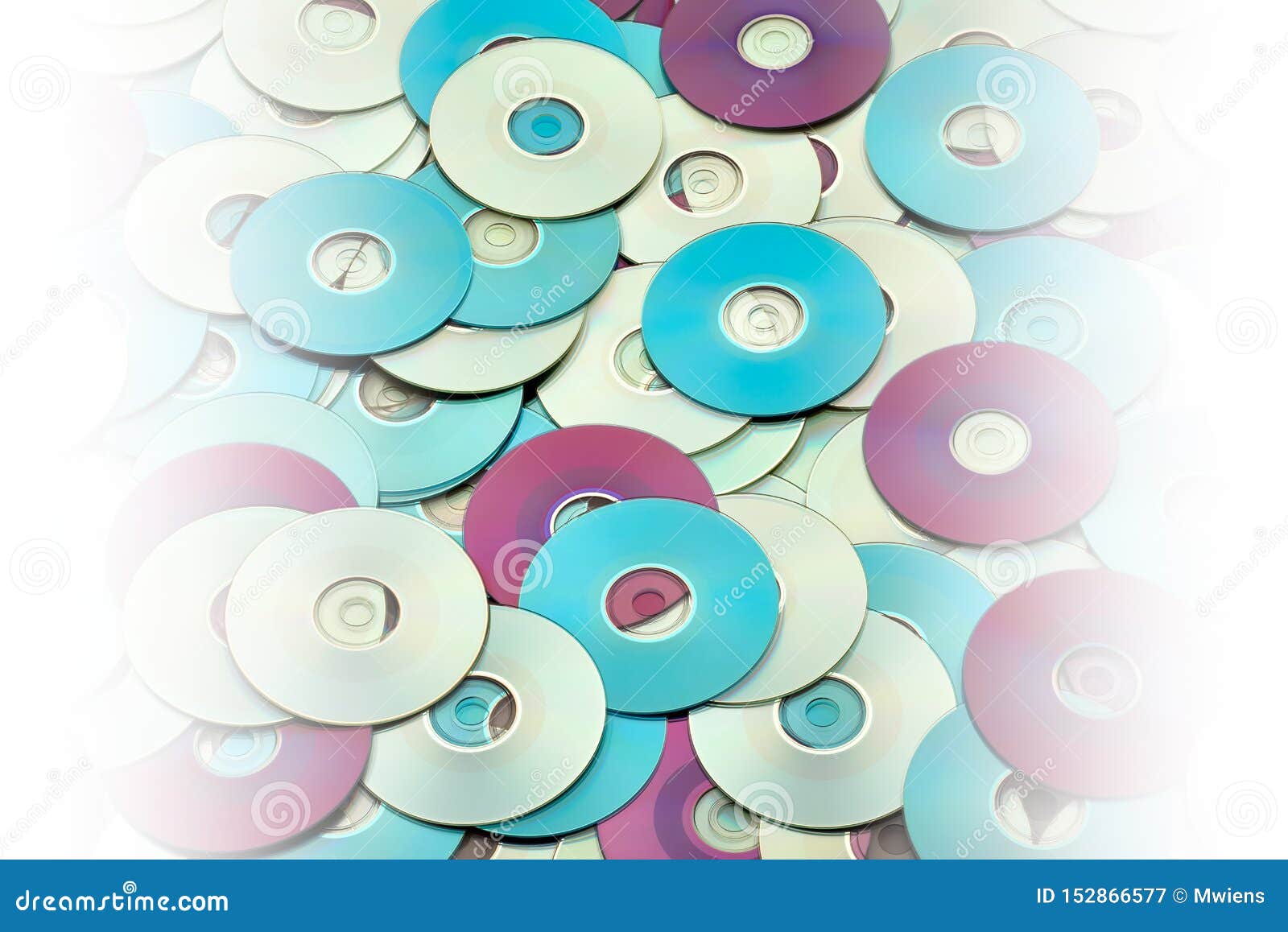 Colorful DVD and CD Disks Data Concept Stock Image Image of digital