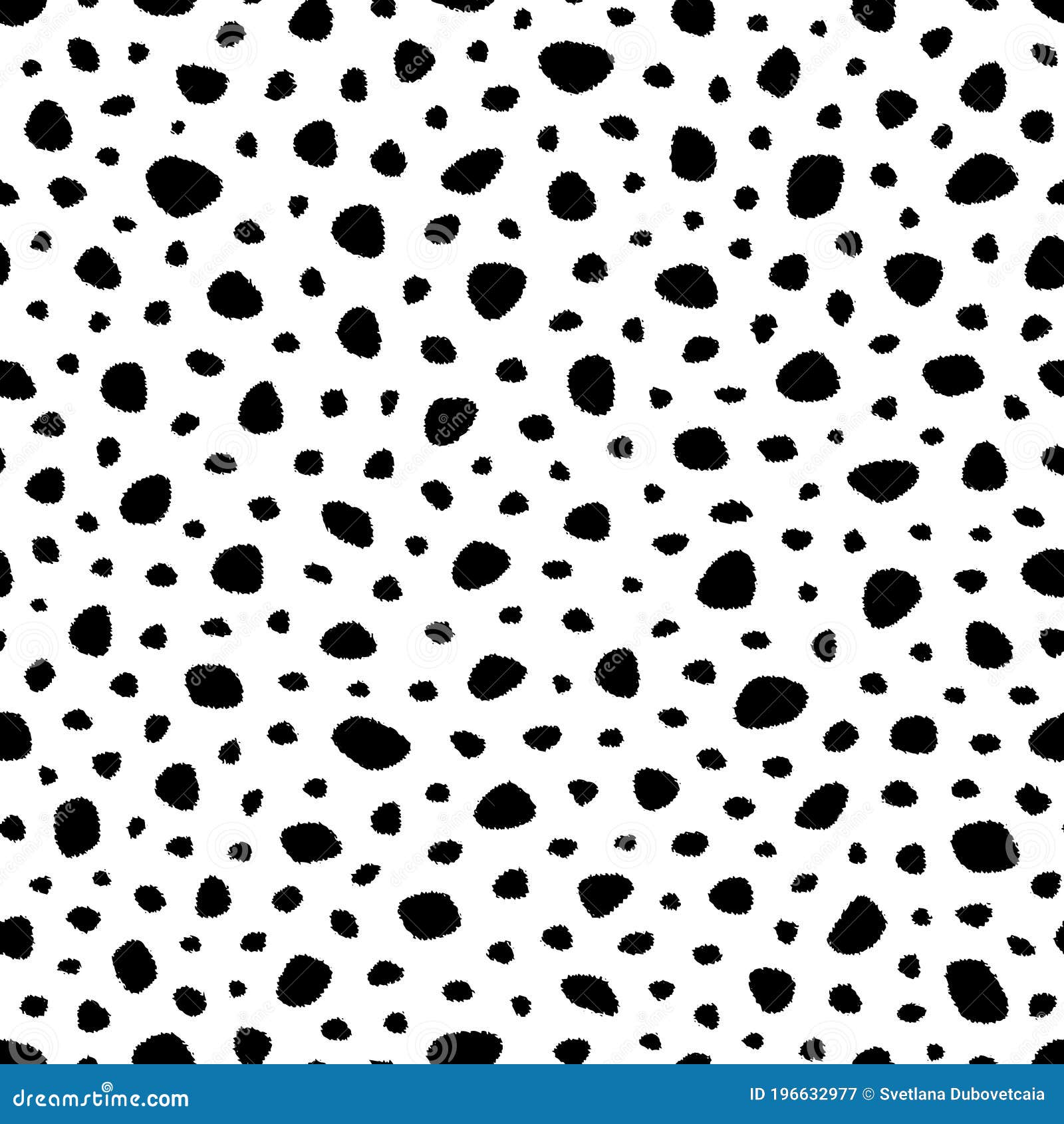 Random Dots, Animal Skin, Fur. Seamless Pattern. Design for Fabric ...