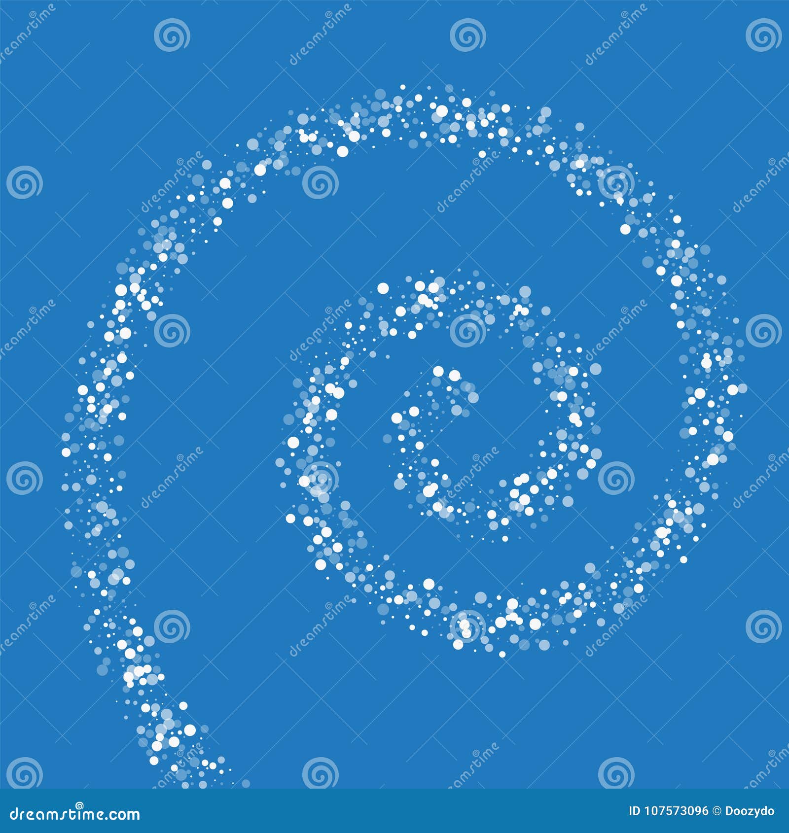 Random falling white dots. stock vector. Illustration of isolated