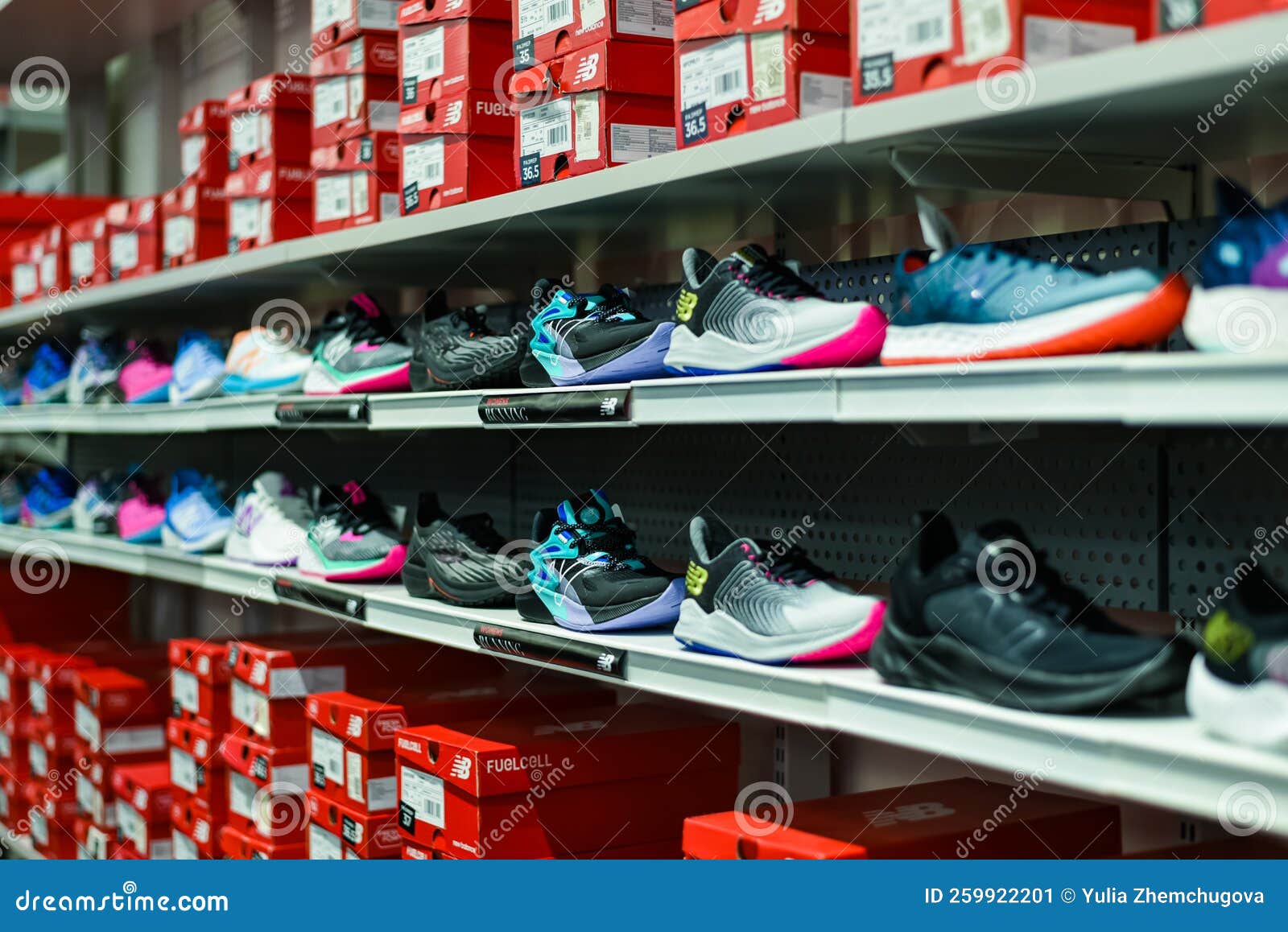 Range of New Balance Sneakers in the Outlet Store. October 22, 2022 ...