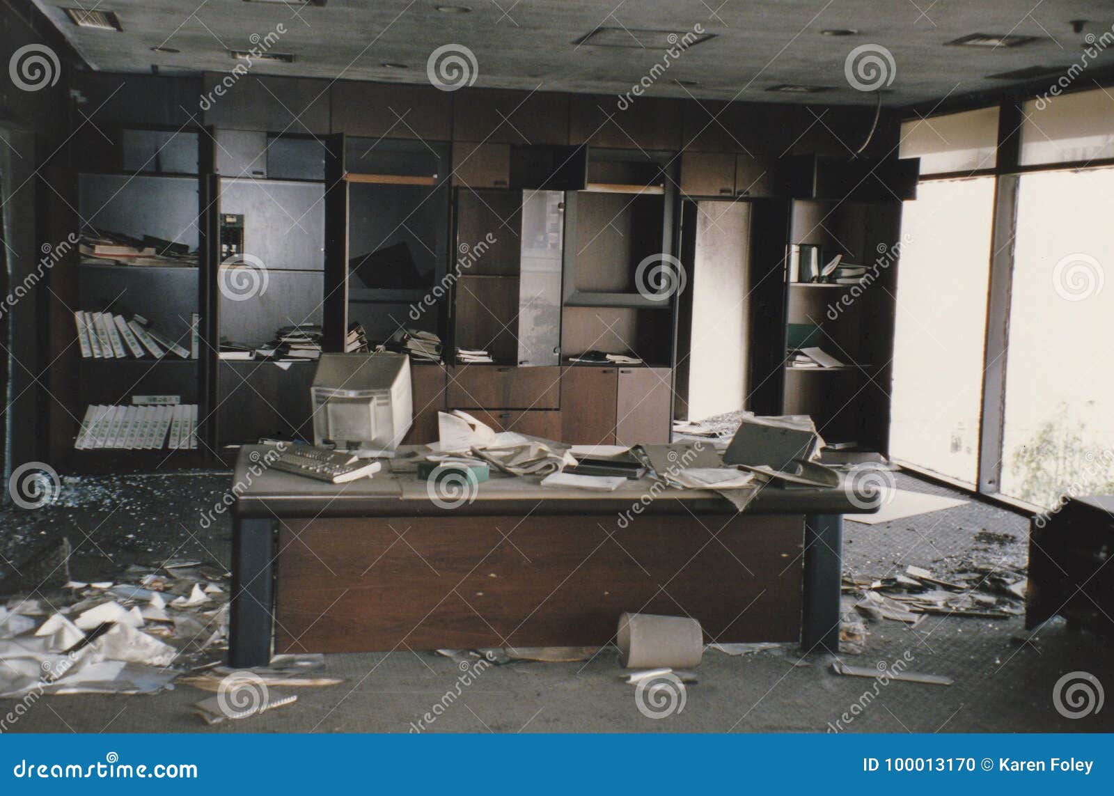ransacked office following persian gulf way