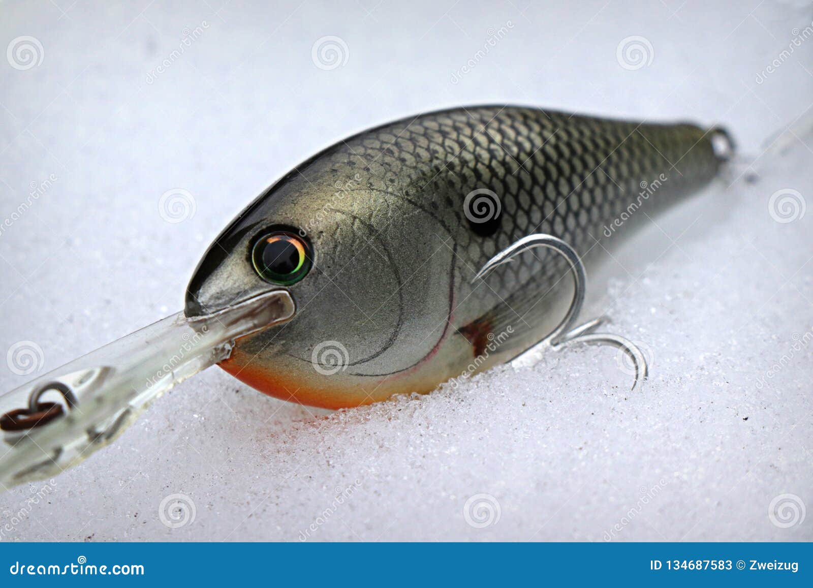 Rapala Risto Rap Custom-painted Fishing Lure Plug Stock Image