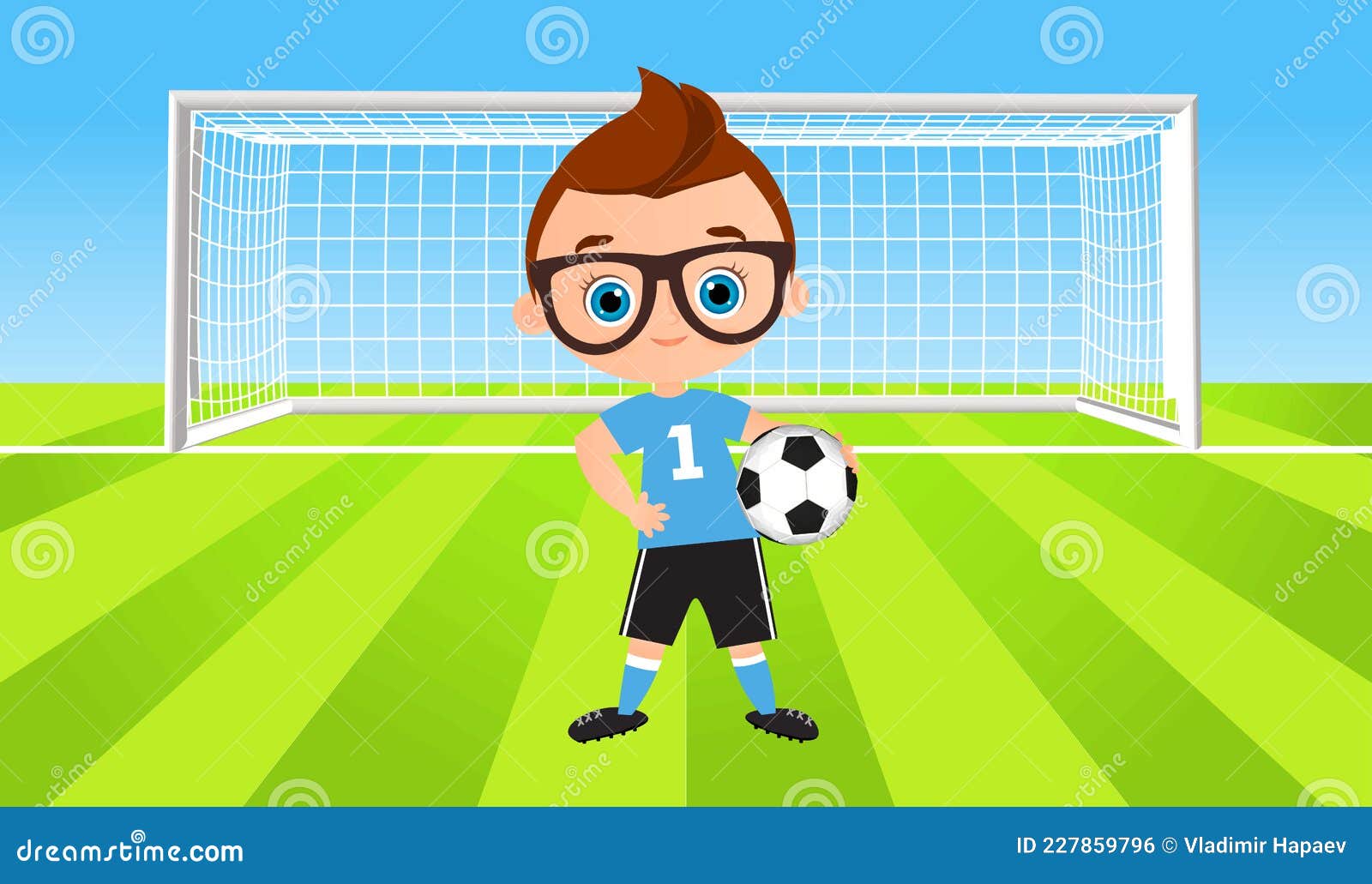 Desenho animado de ilustração de homem bonito jogando bola de