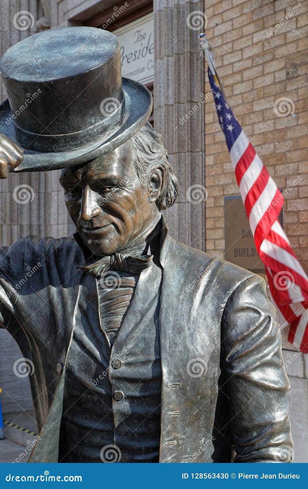 James Monroe Statue at the City of Presidents Editorial Image - Image ...