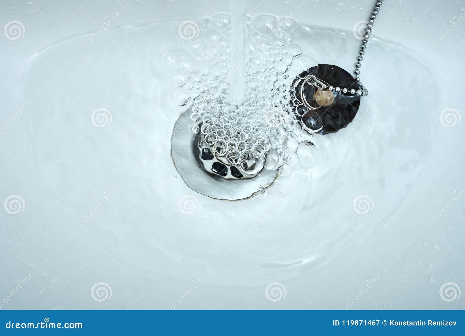 Water Flowing Out of the Sink Stock Image Image of flow, stream