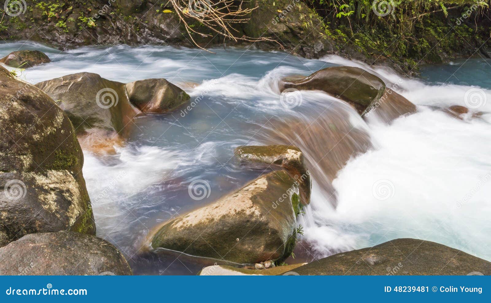 rapids on the rio celeste