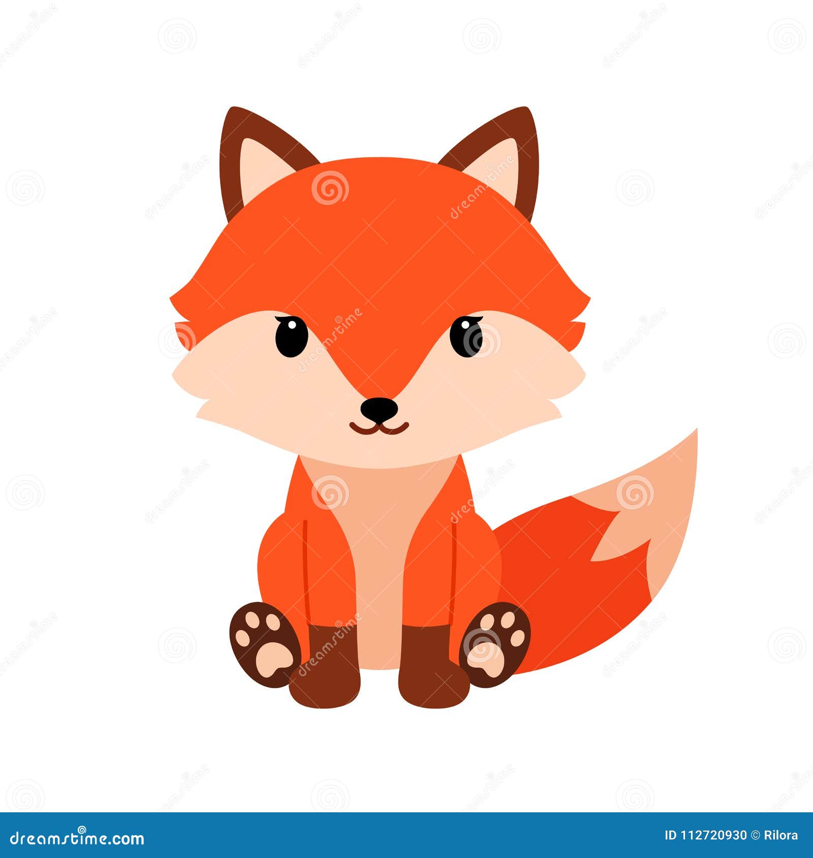 Desenho de raposa bonito
