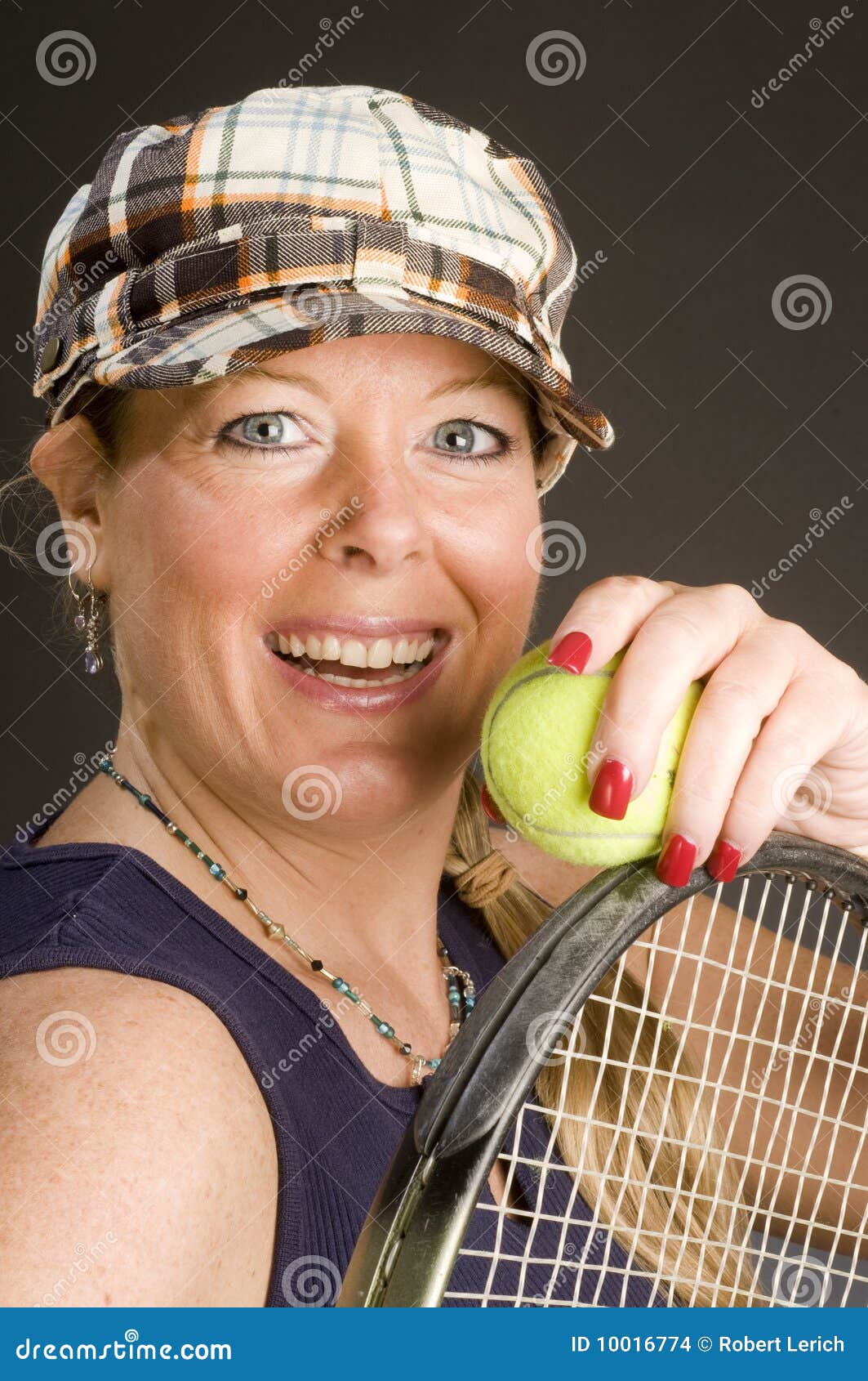 Rappe De Tennis De Pratique De Femme Photo Stock Image Du Joueur Supplémentaire 10016774