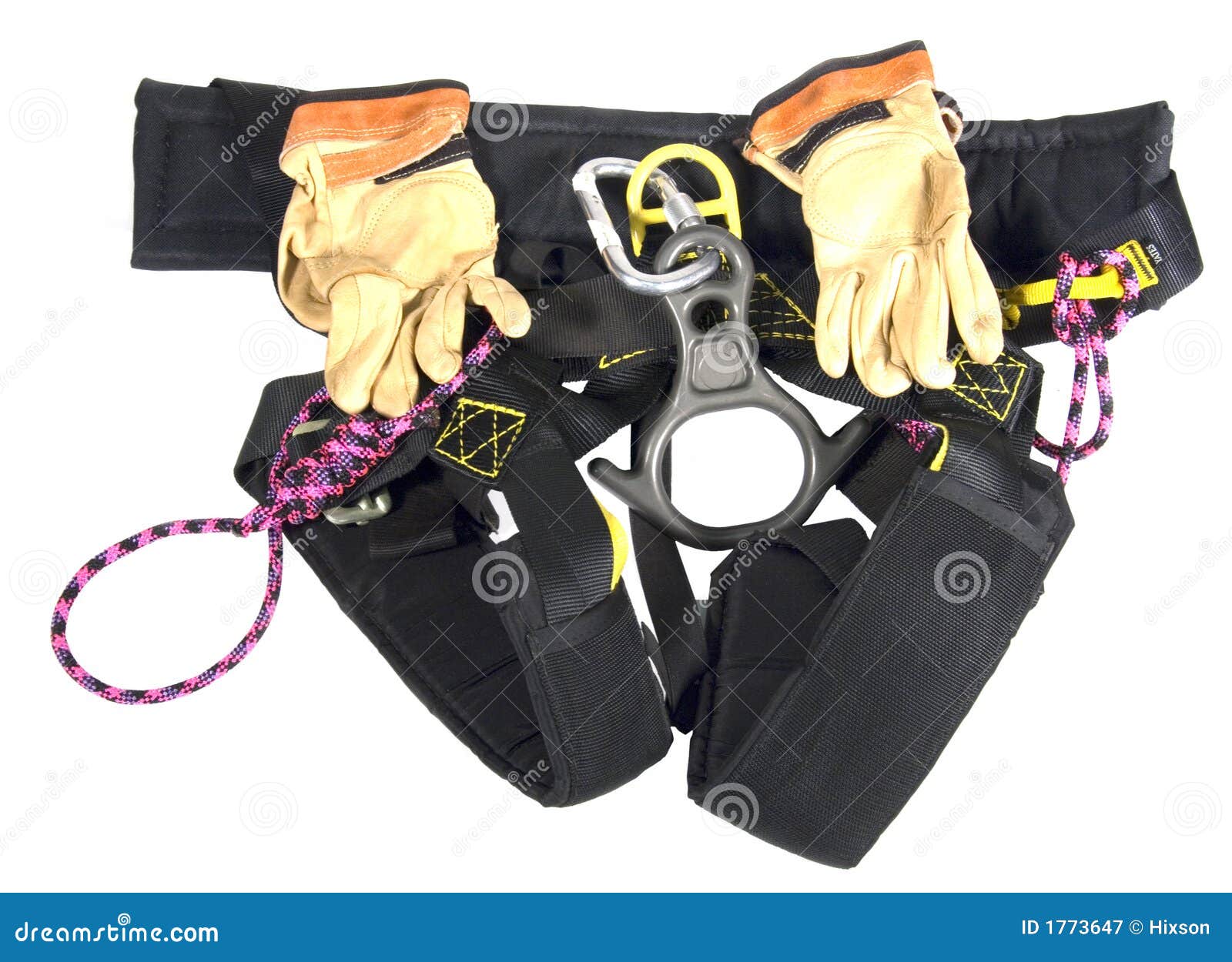 Rappelling Harness stock image. Image of aluminum, rock - 1773647