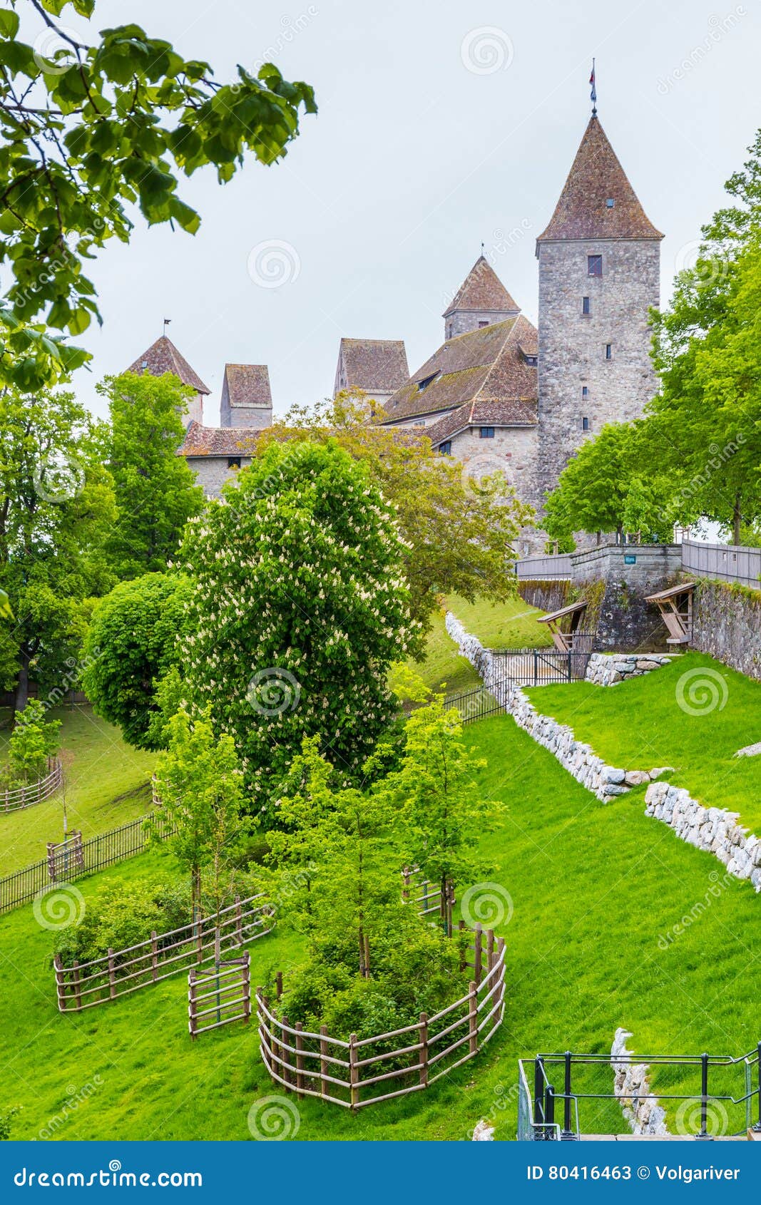 Rapperswil Castle, Switzerland Stock Image Image of attraction