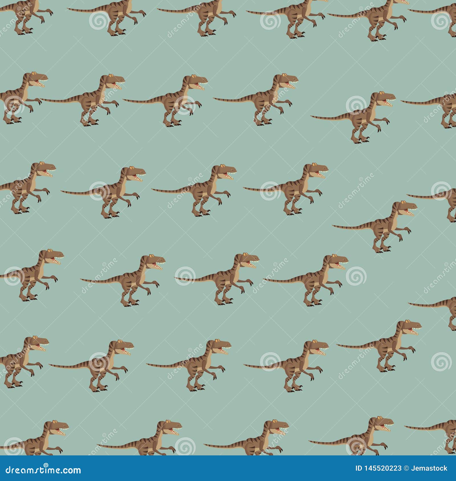 raptor dinosaur cartoon background
