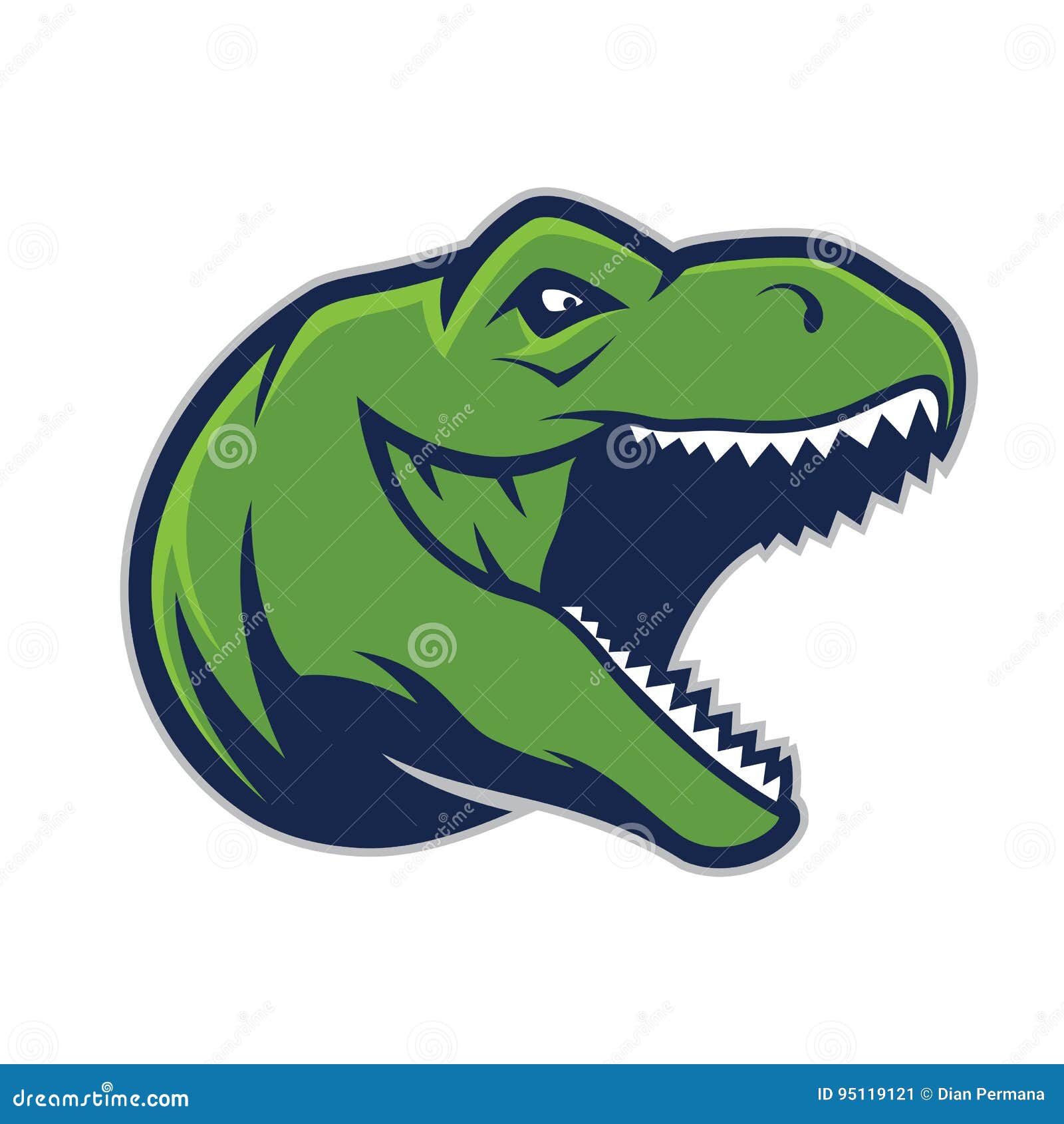 raptor head mascot