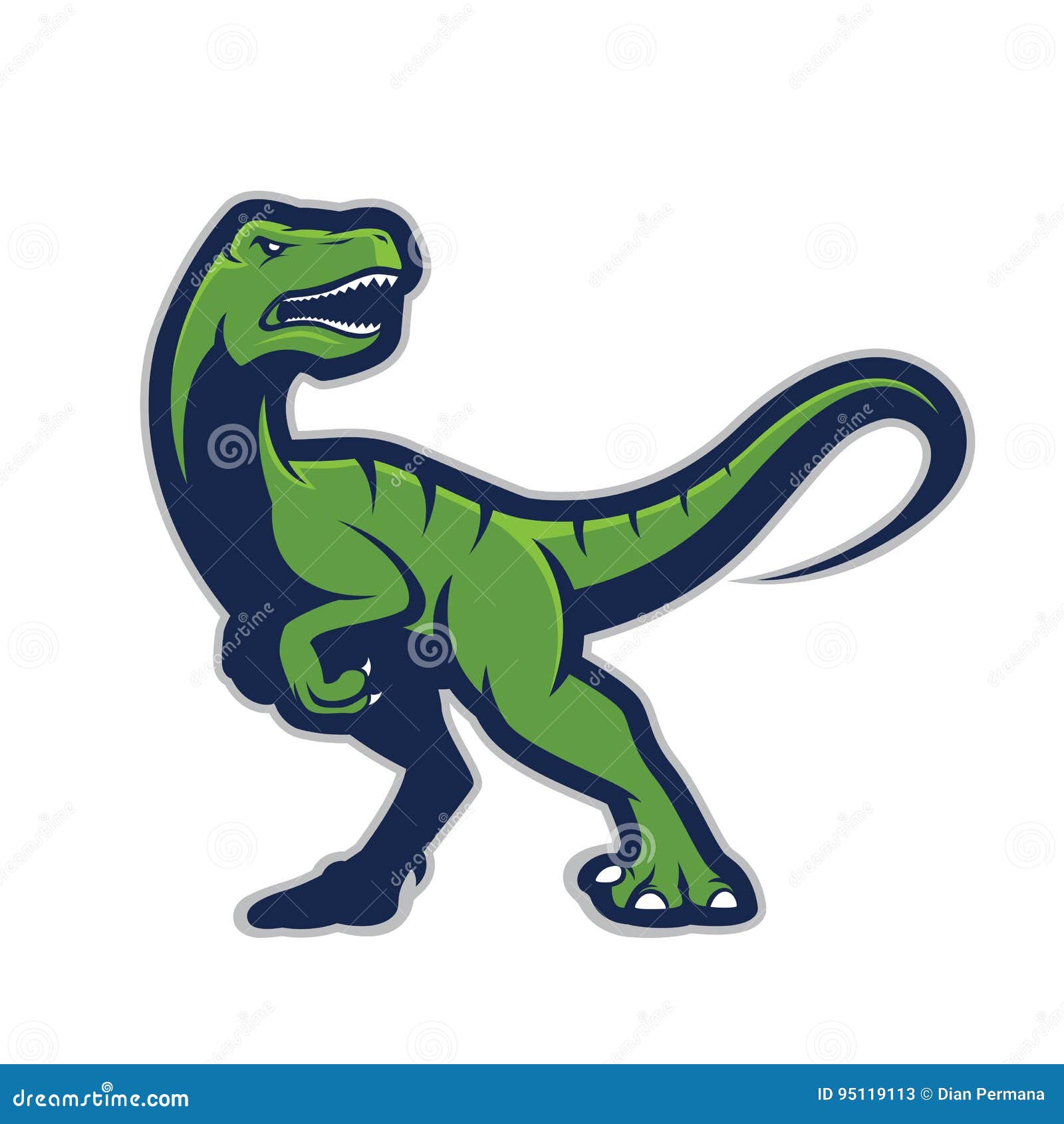 raptor mascot logo