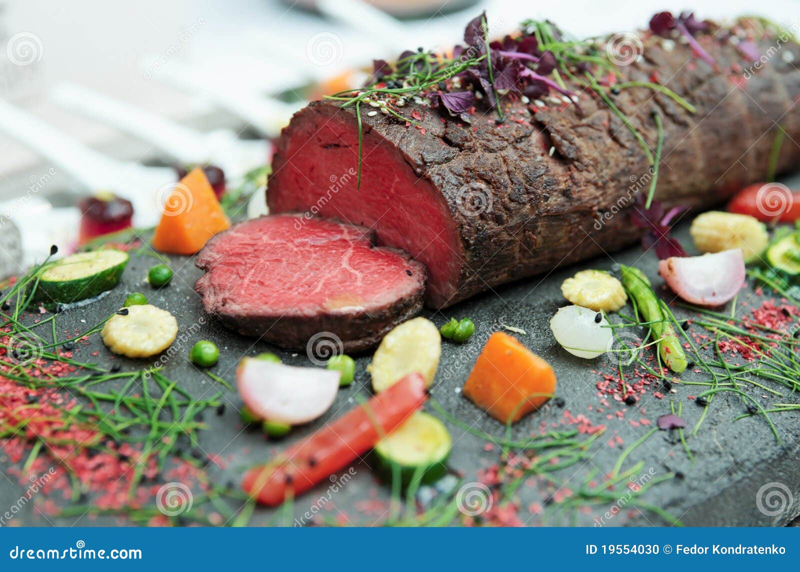Rare cooked roastbeef stock photo. Image of grill, cuisine 19554030