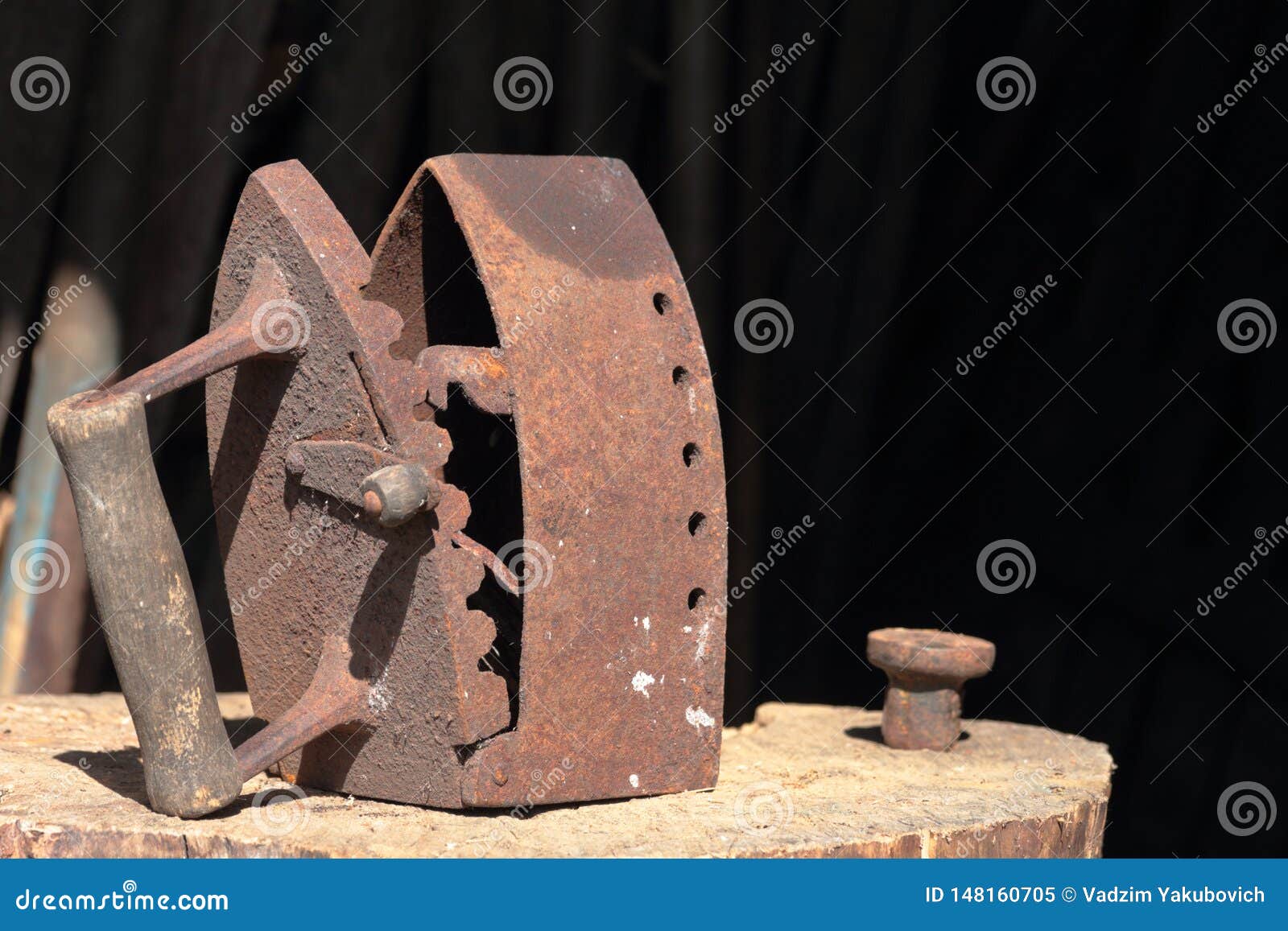 Rare Iron Working on Coals. Stock Image Image of pattern, iron 148160705