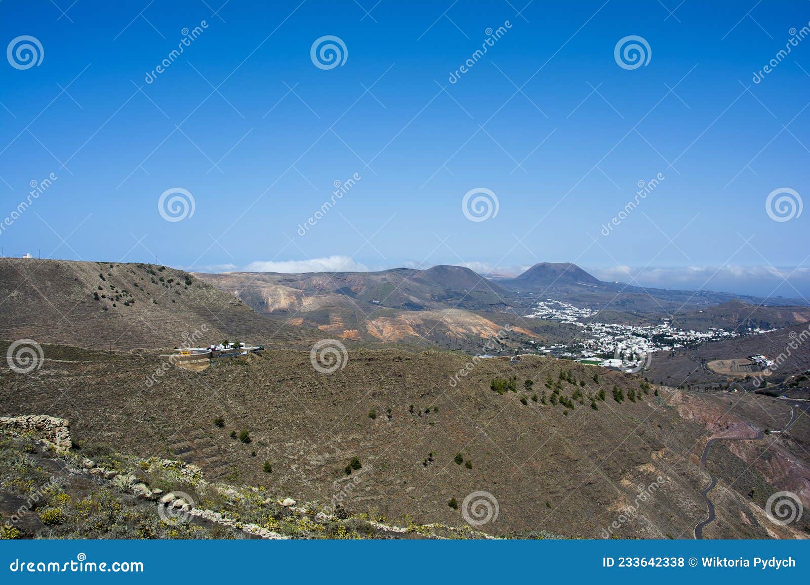 rare lanzarote landscape - monte corona