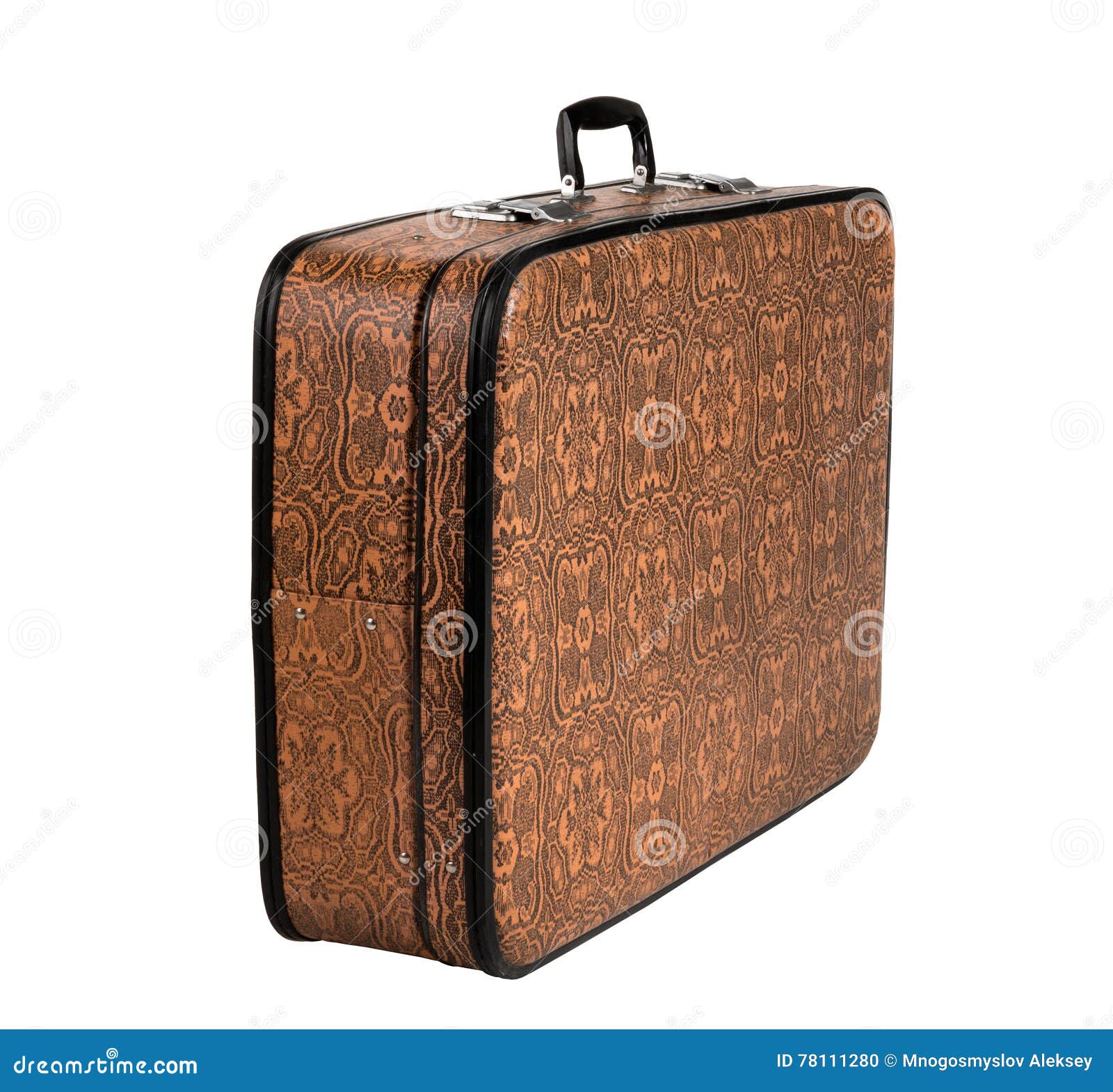rarity brown leather suitcase, 