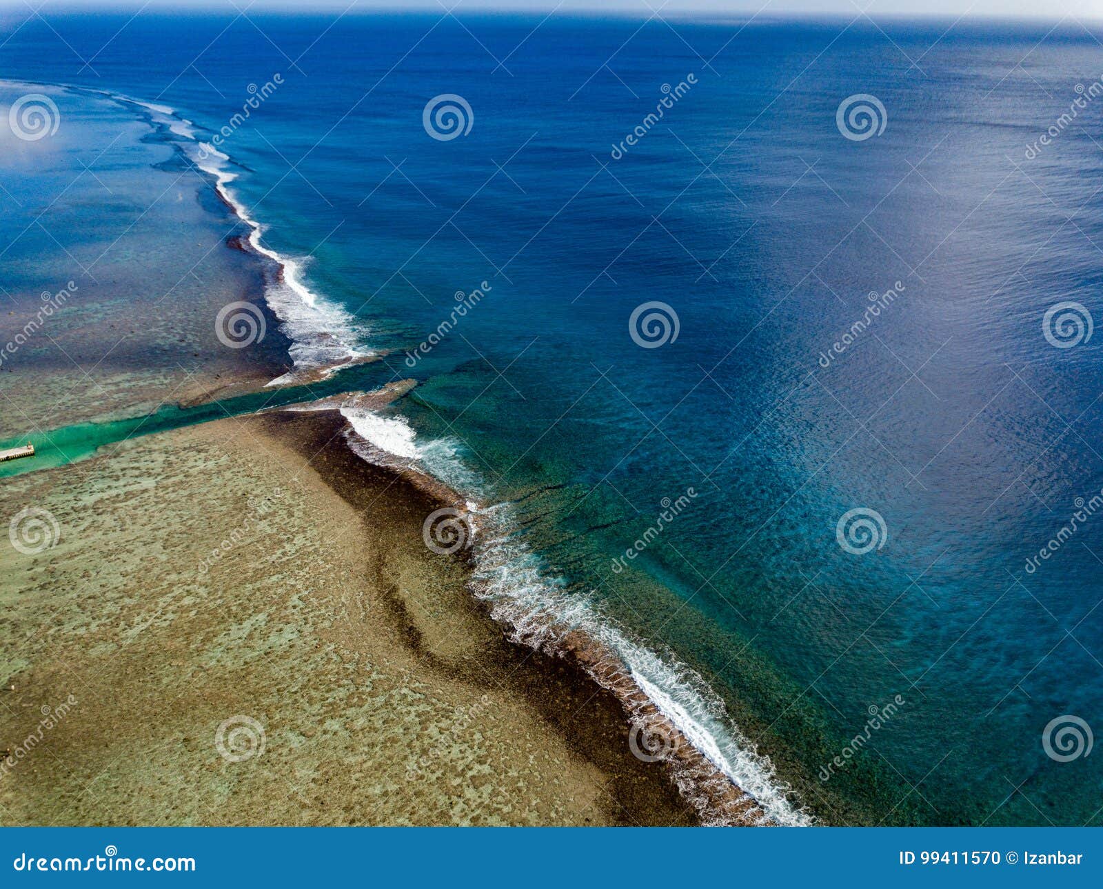 Rarotonga Waves On The Reef Polynesia Cook Island Tropical Paradise