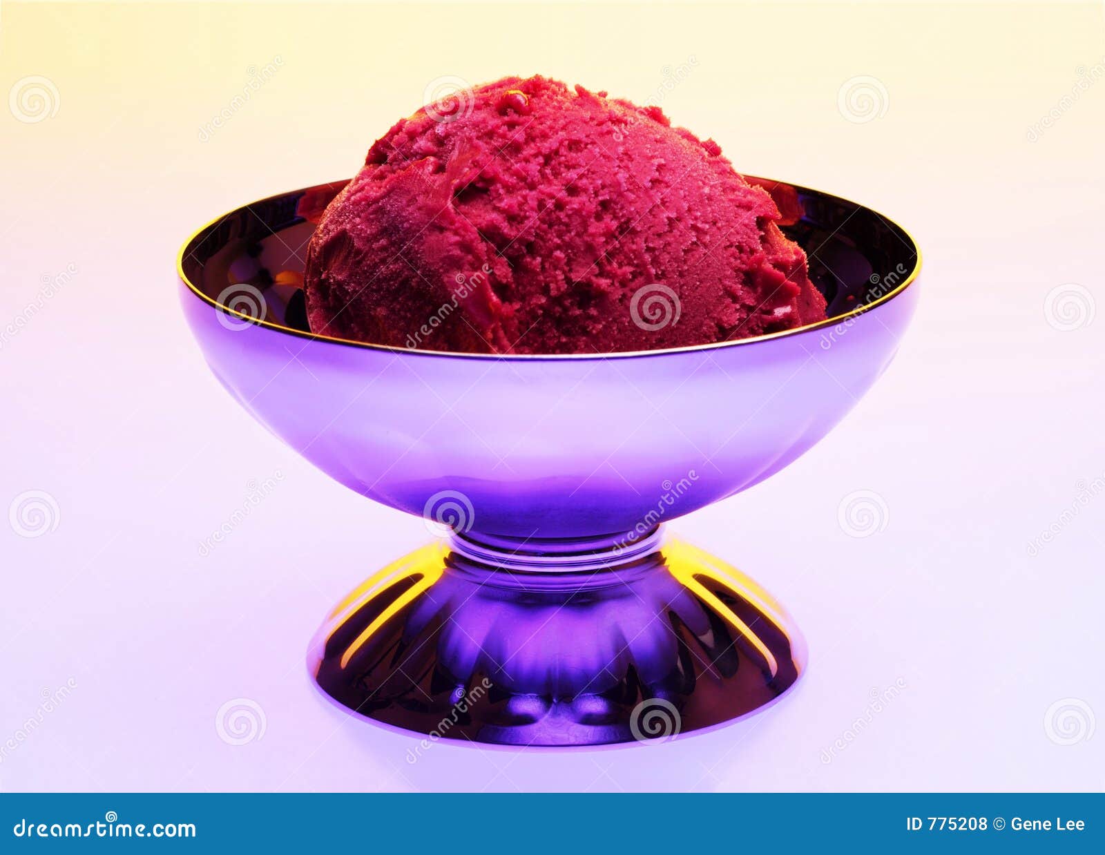 Ice Cream Cherry, Red Sorbet, Scoop, Black Slate Background Stock Photo,  Picture and Royalty Free Image. Image 53006493.