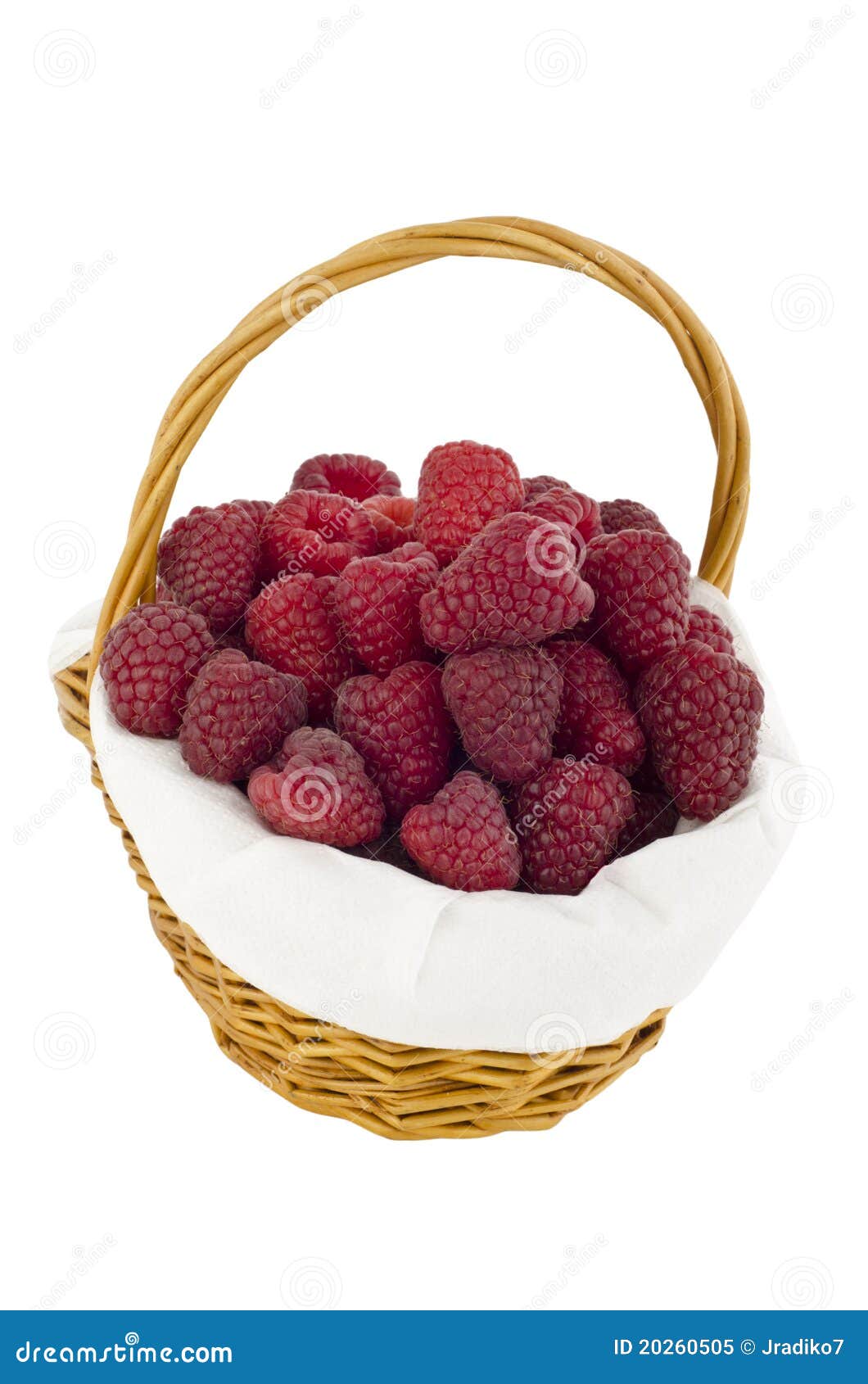Raspberries in basket stock image. Image of delicious 20260505