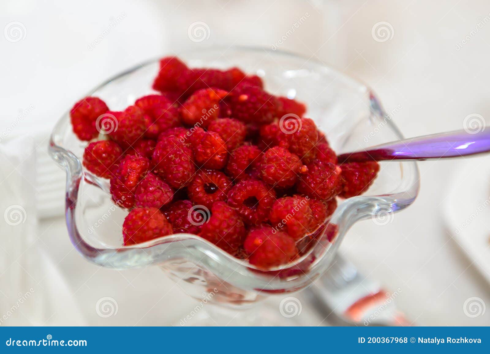 Raspberry Berries for Dessert Stock Photo Image of nature, freshness