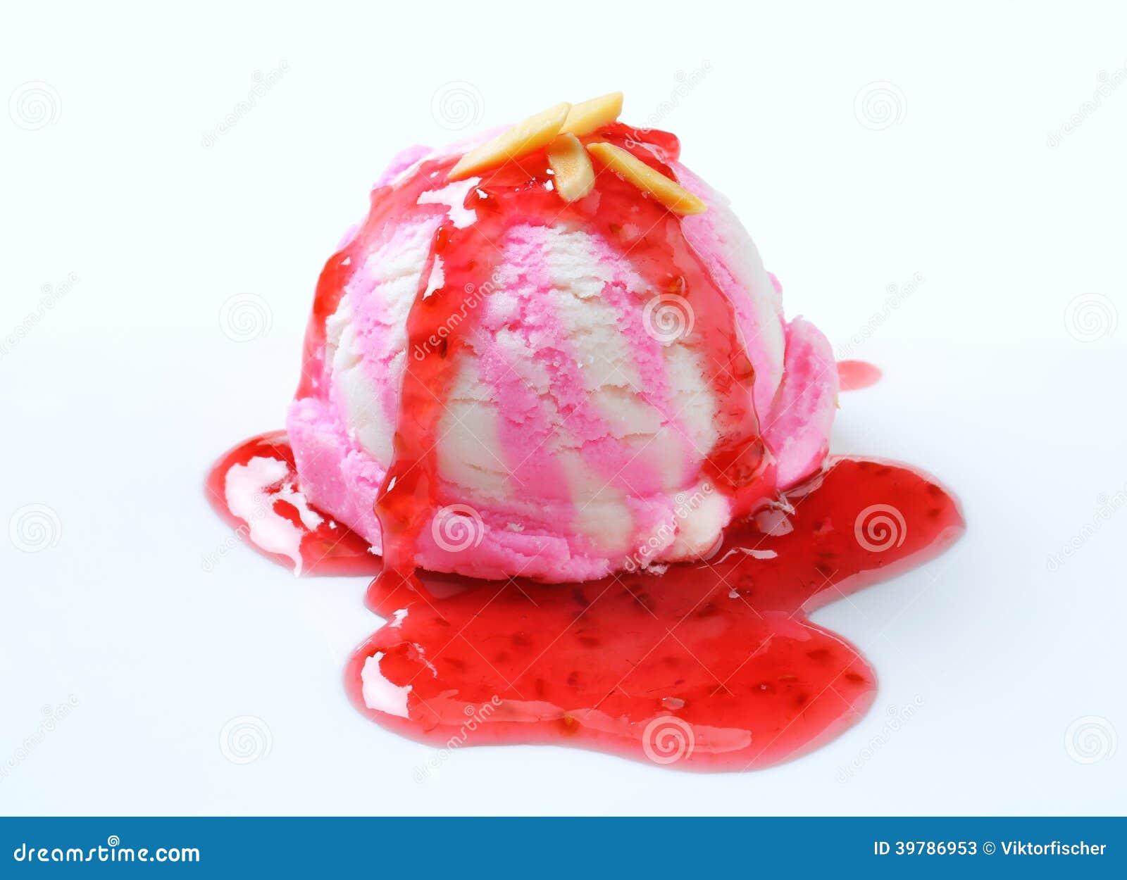 Small Pink Ice Cream Scoop Stock Photo 191607071