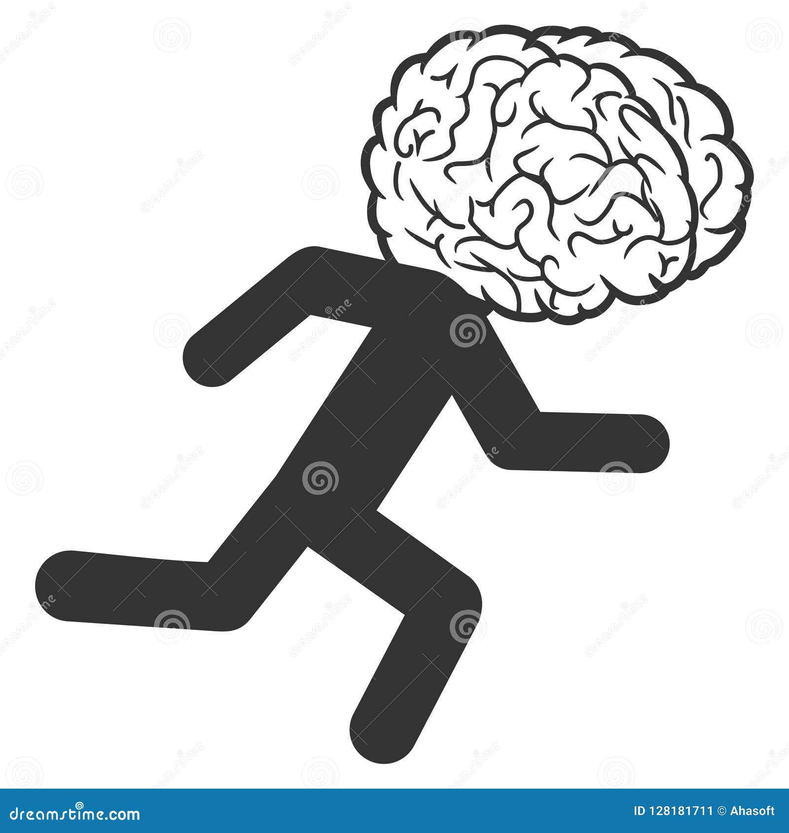 Brain Drain Raster Icon stock illustration. Illustration of logout
