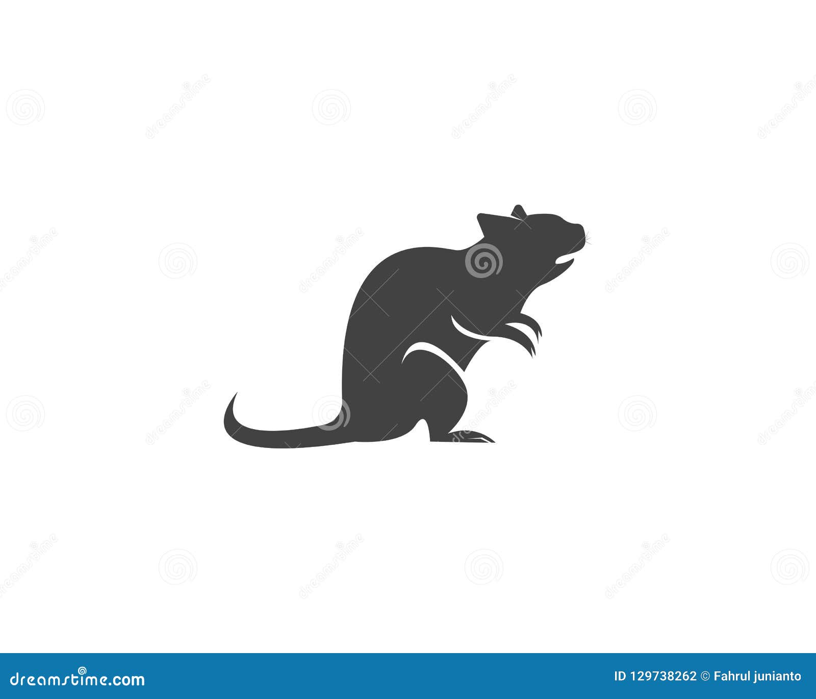 Download Rat Silhouette Logo Design Graphic Stock Vector - Illustration of control, animal: 129738262
