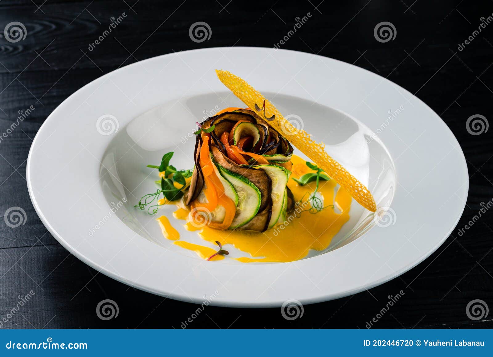 ratatouille plating