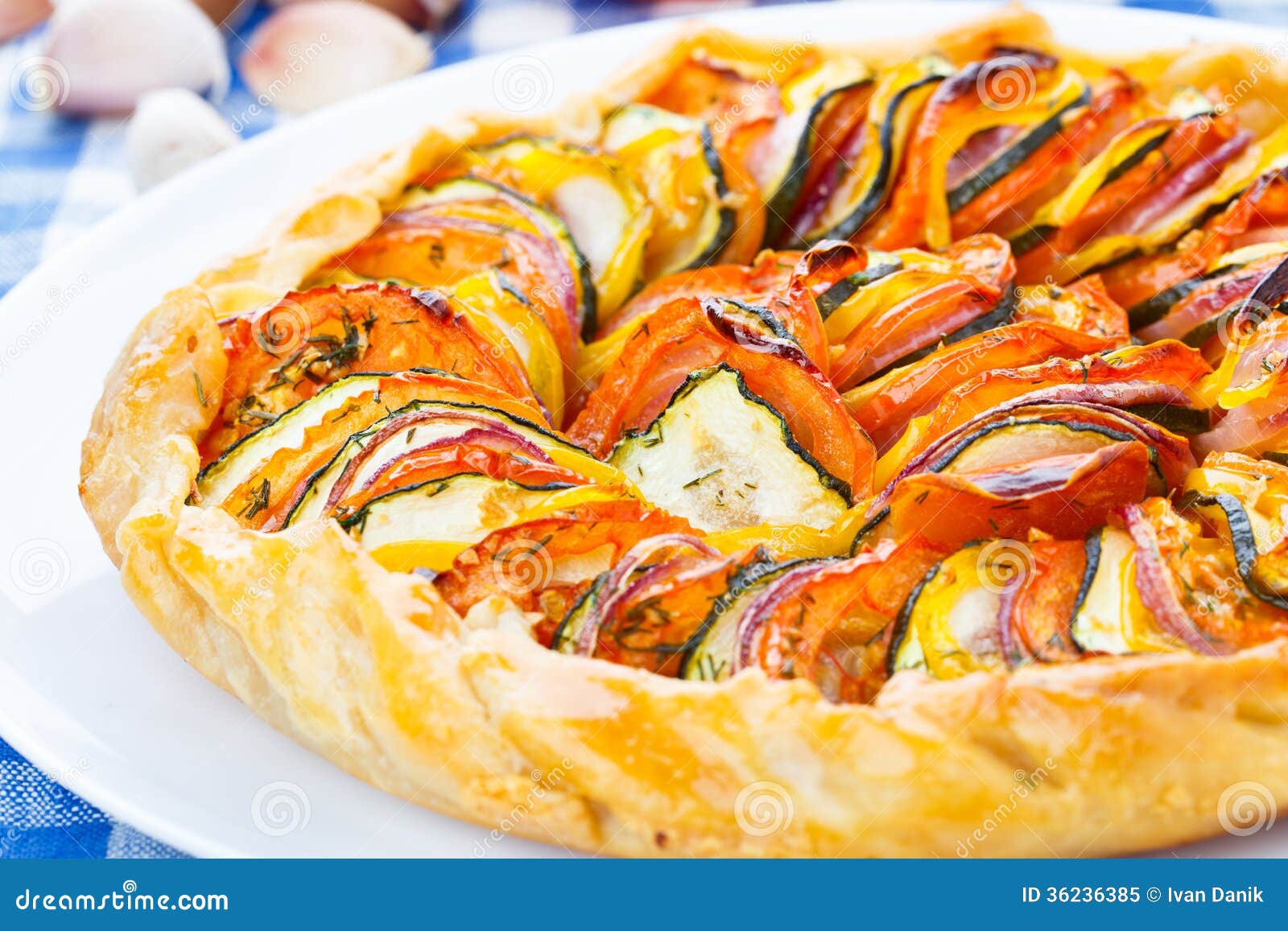 Ratatouille Galette стоковое изображение. изображение насчитывающей