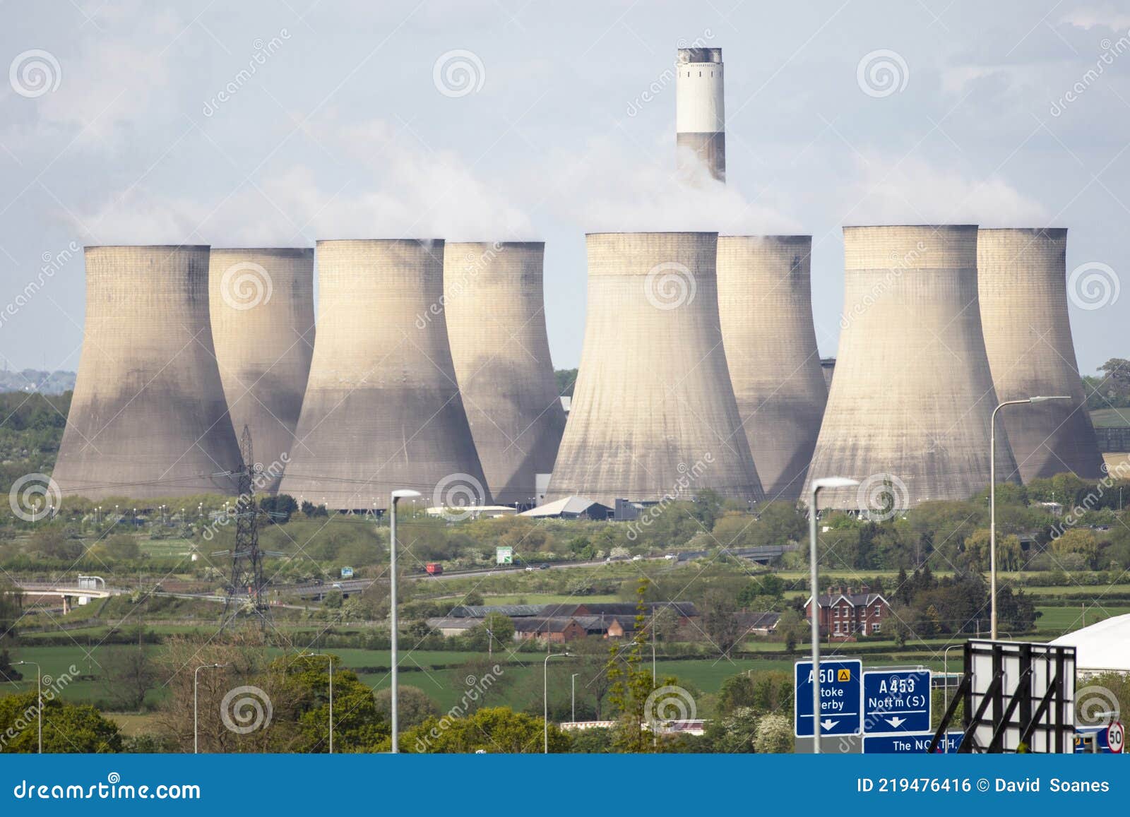ratcliffe-on-soar power station stock - photo