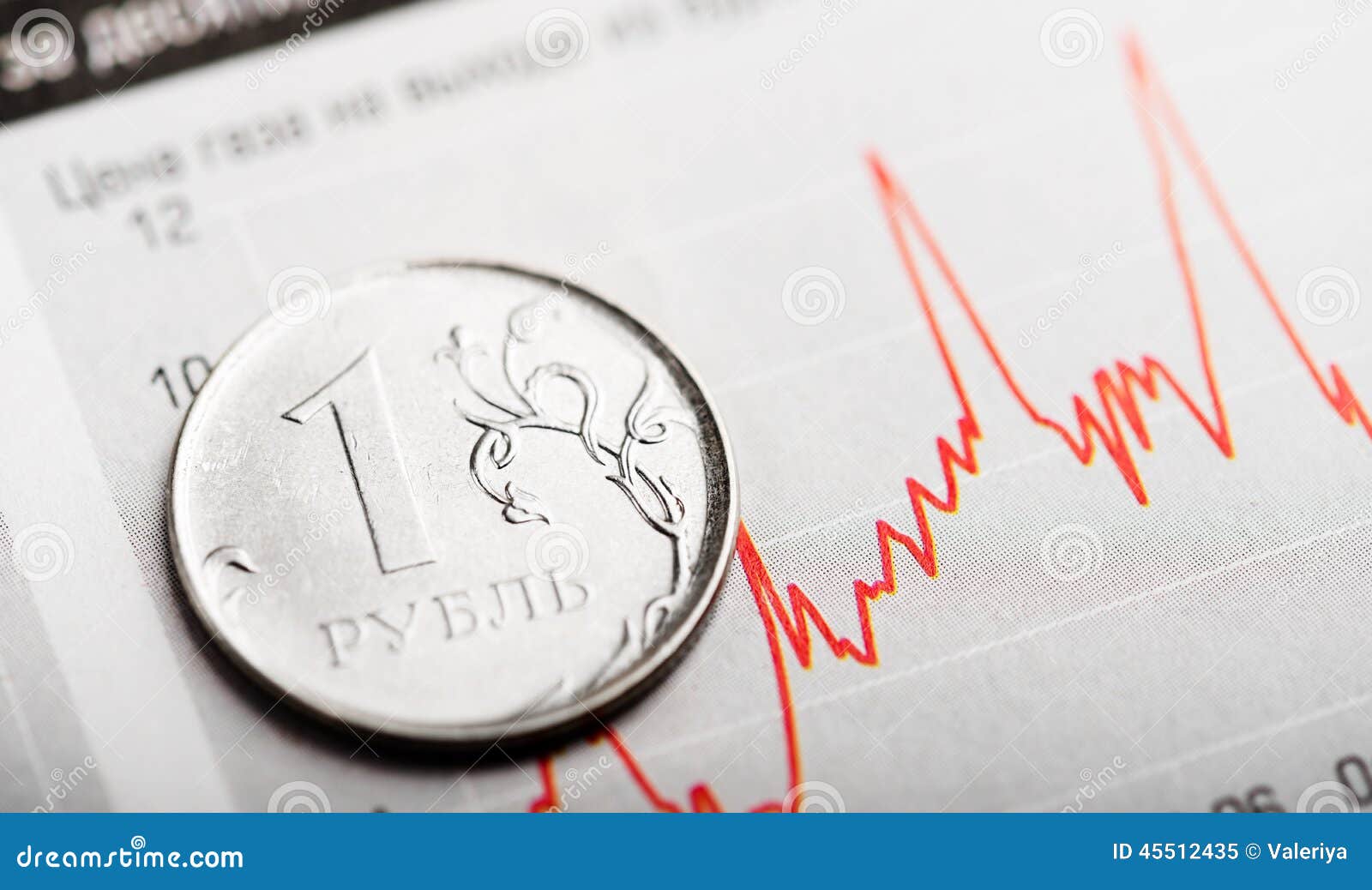 rate of the russian rouble (shallow dof)
