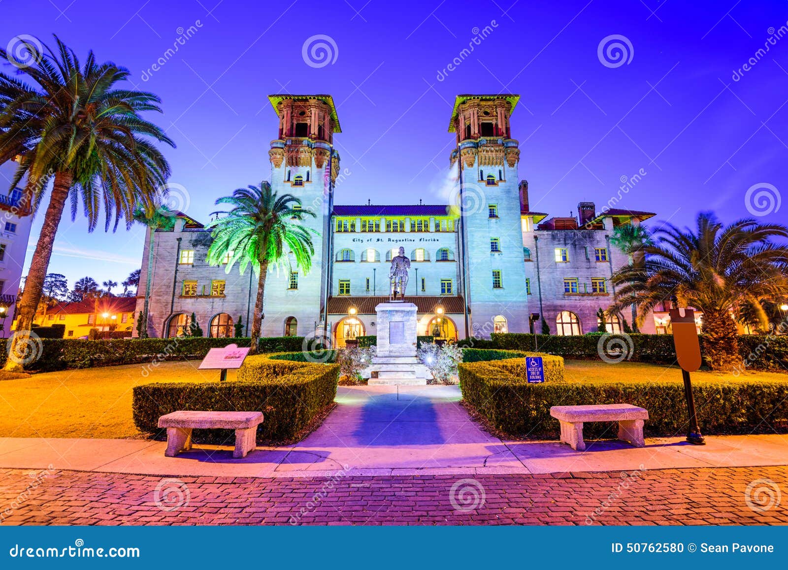 Rathaus St Augustine, Florida Stockfoto Bild von stadt, amerika 50762580