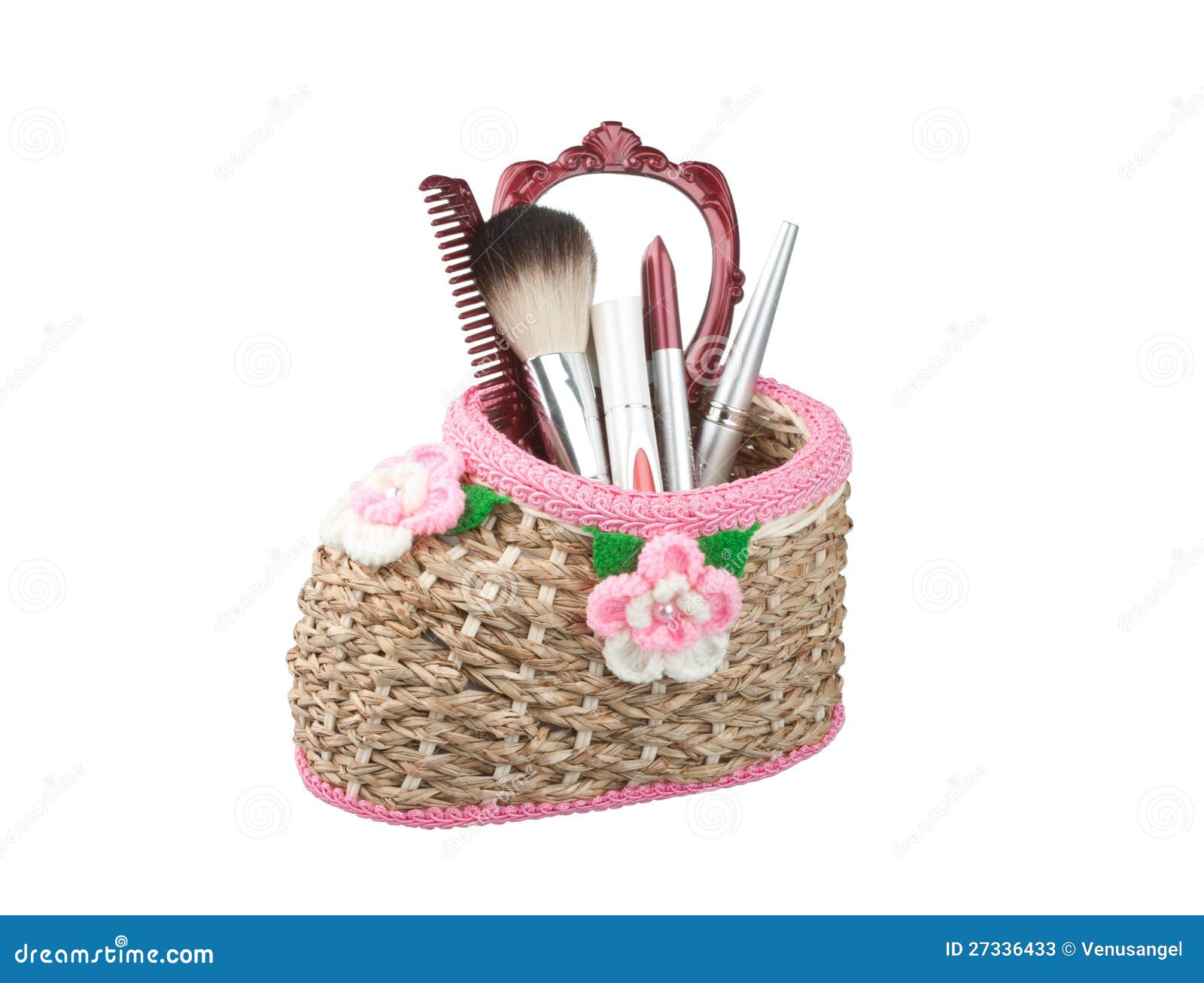 Rattan Basket in the Shape of Shoe Stock Image Image of network