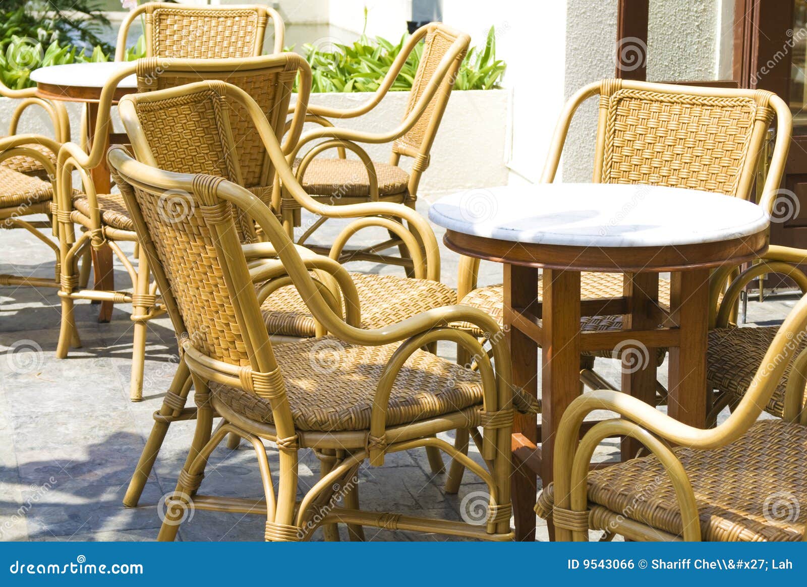 Rattan Furniture stock photo. Image of contemporary, urban 9543066