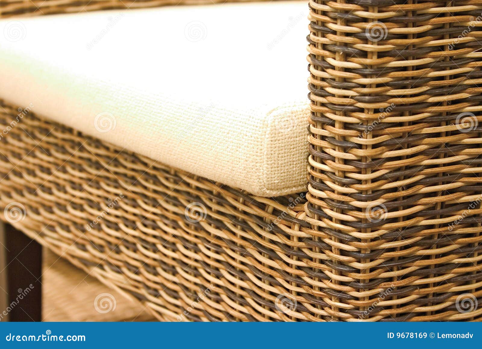 Rattan furniture stock image. Image of leather, decor 9678169