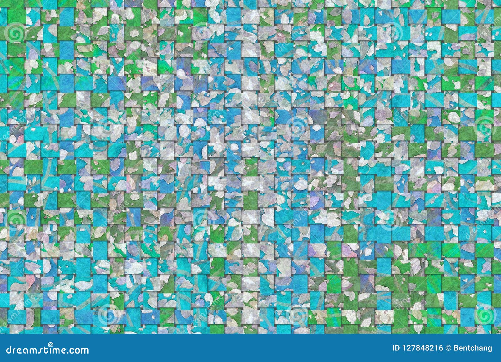 Rattan Woven Mat Pattern, Background or Texture for Design. Stock