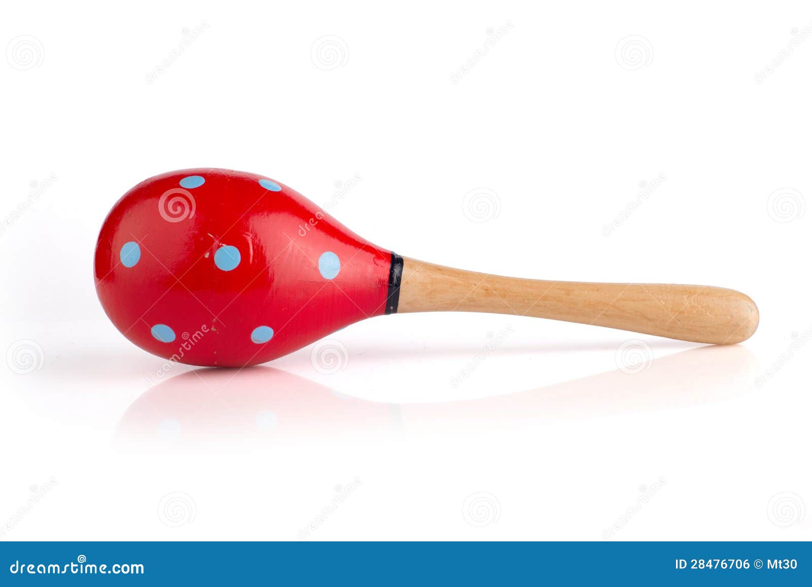 Rattle stock photo. Image of wooden, instrument, studio 28476706